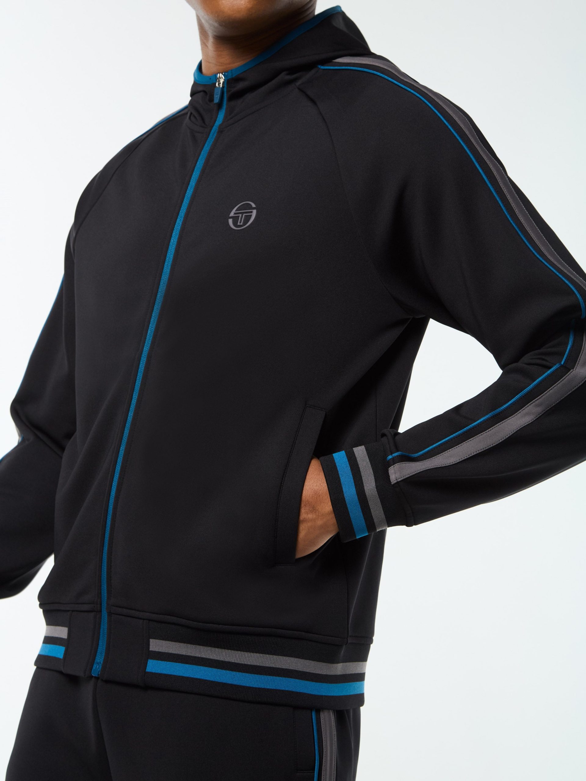 Pietro Track Jacket- Black Beauty - Image 7