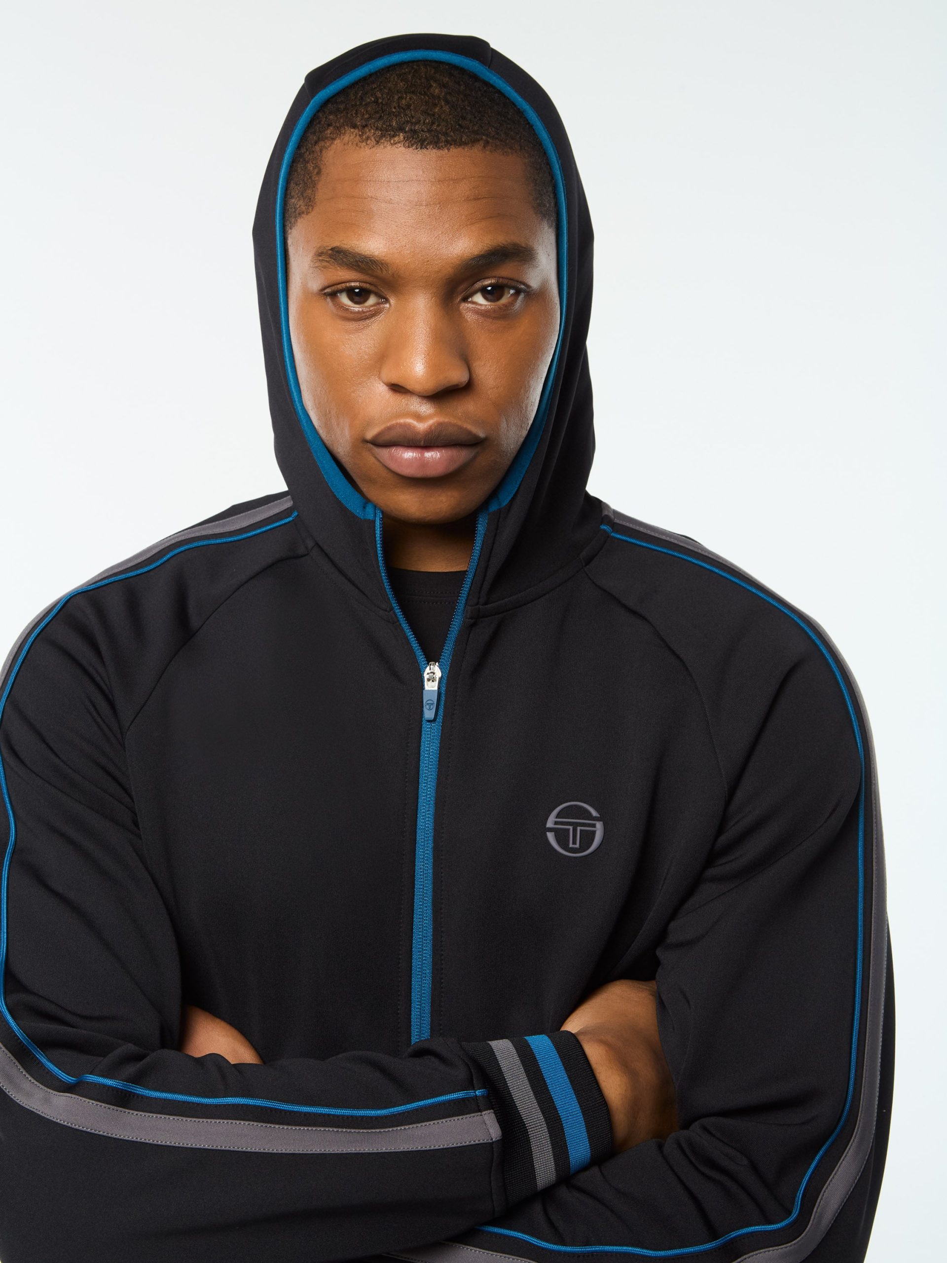 Pietro Track Jacket- Black Beauty - Image 9