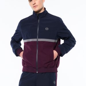 Portico Track Jacket- Maritime Blue