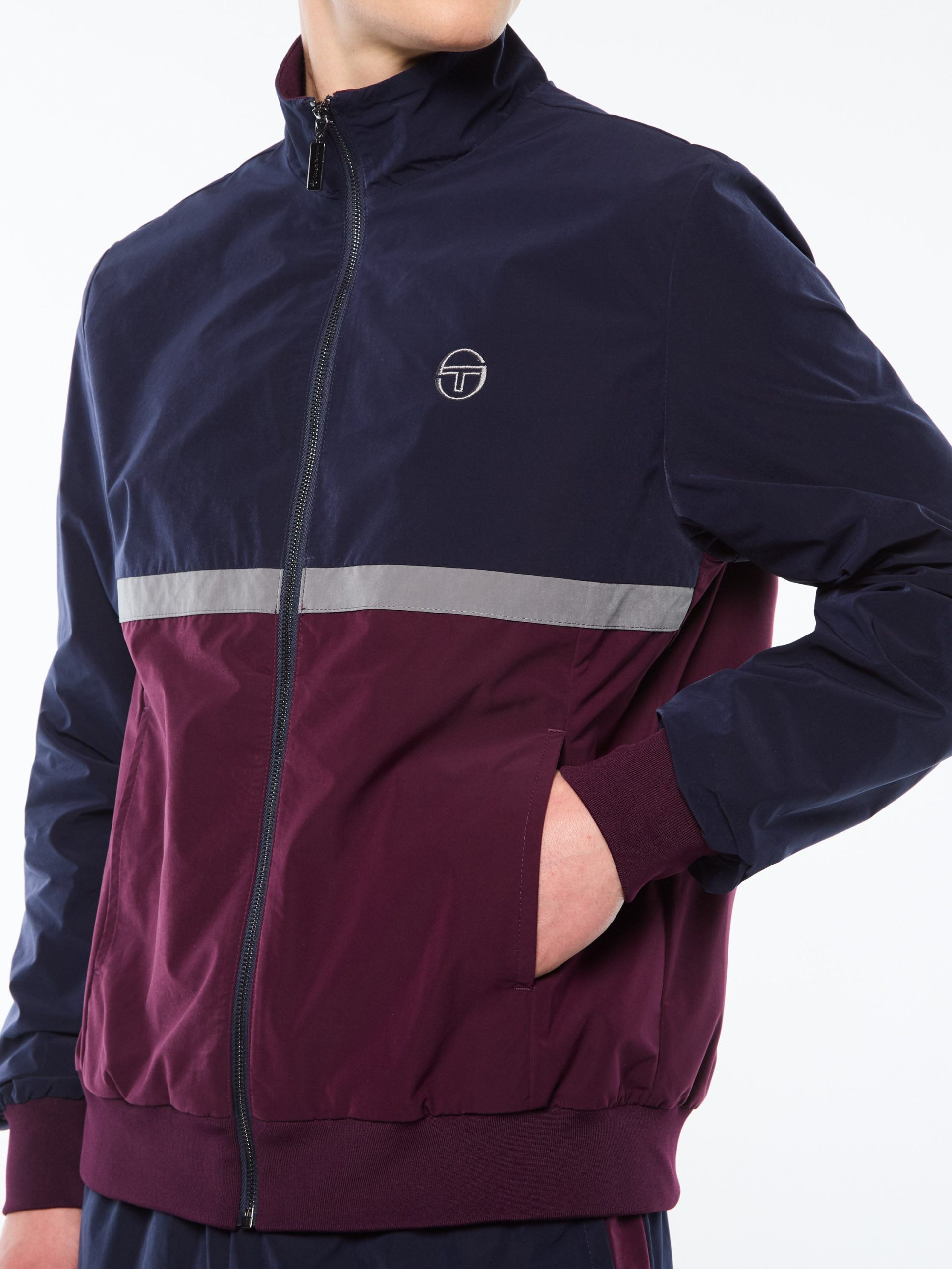 Portico Track Jacket- Maritime Blue - Image 7