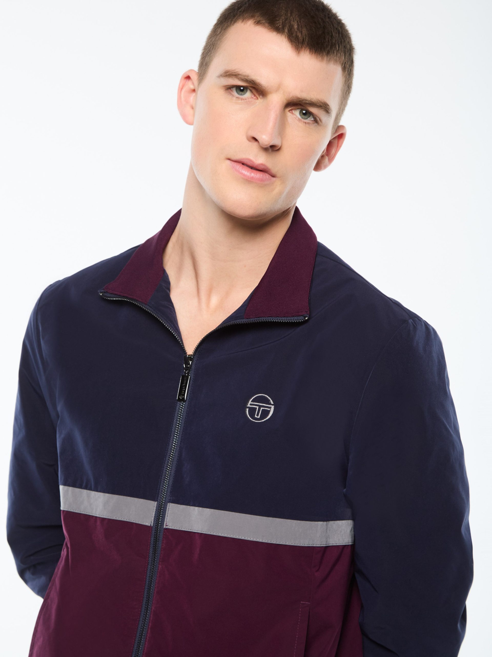 Portico Track Jacket- Maritime Blue - Image 8