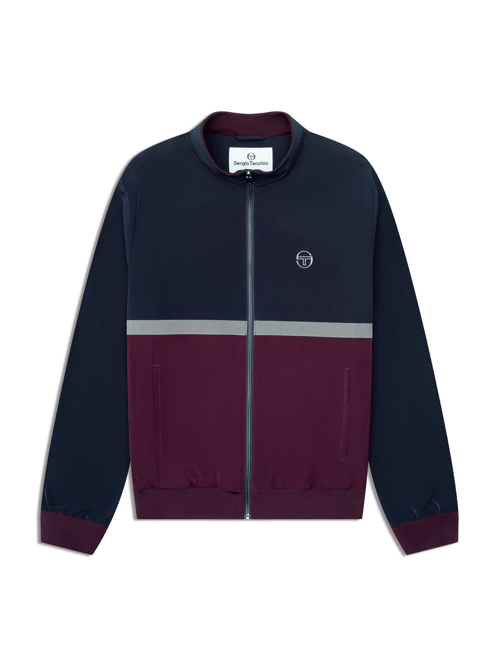 Portico Track Jacket- Maritime Blue - Image 2