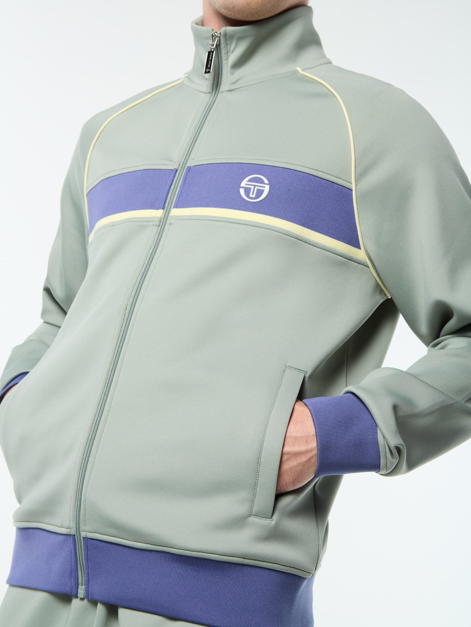 Lago Track Jacket- Slate Gray - Image 7