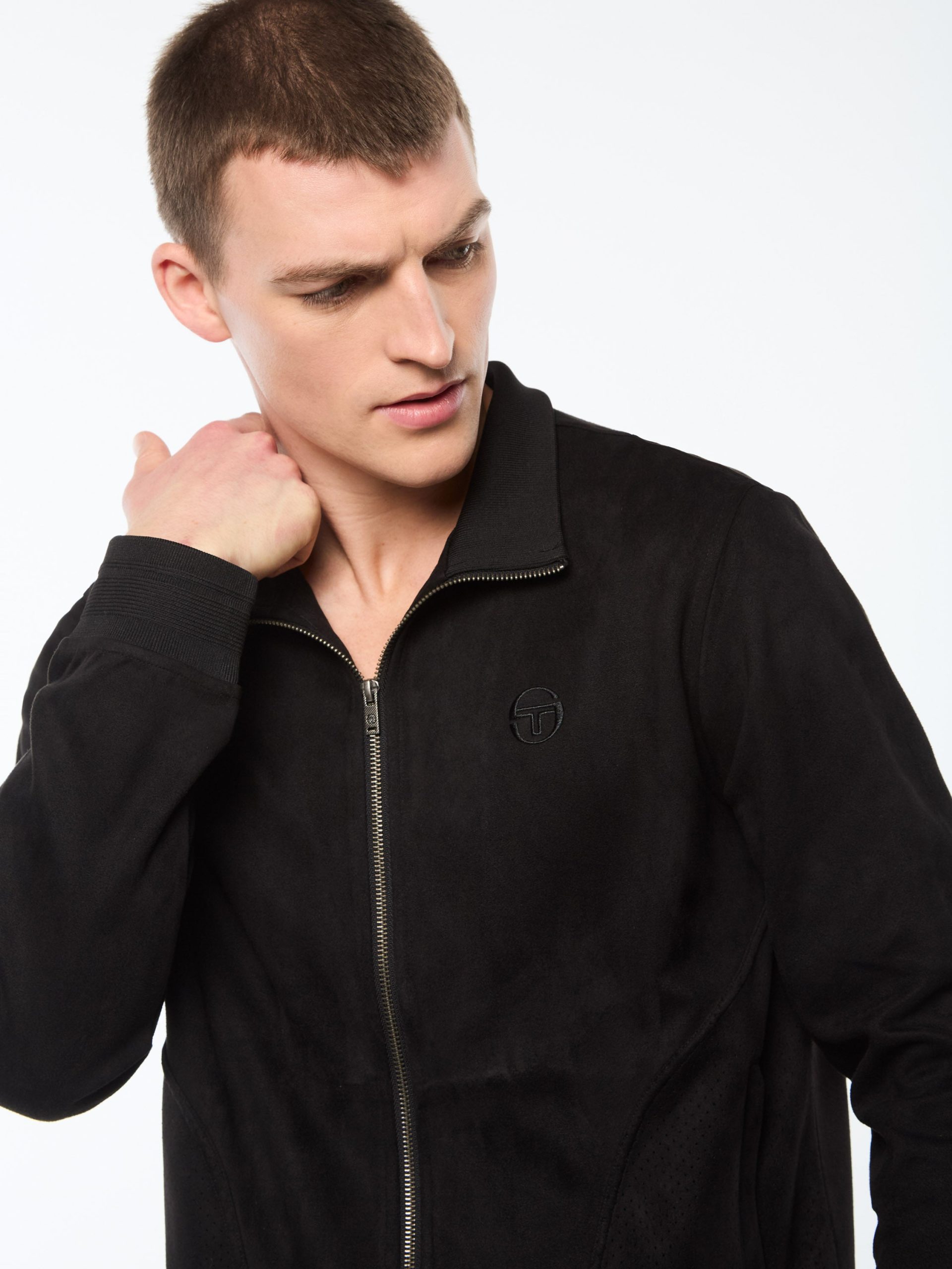 Camoscio Track Jacket- Black Beauty - Image 6