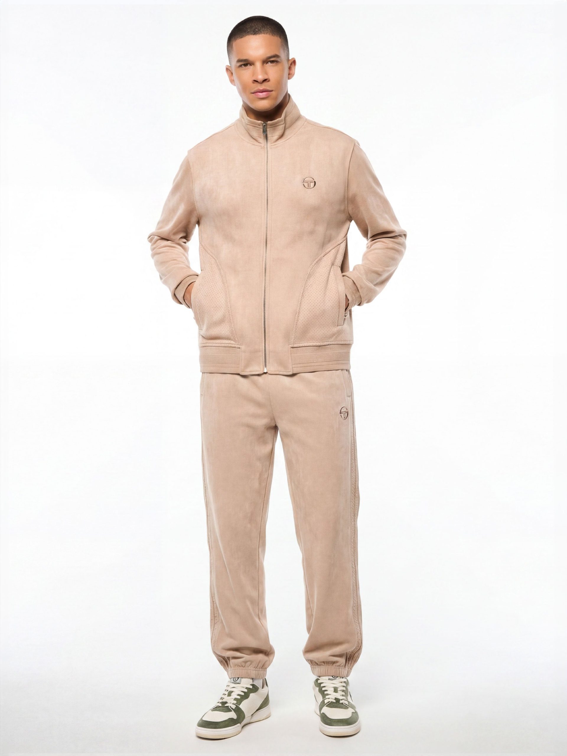 Camoscio Track Jacket- Humus - Image 6