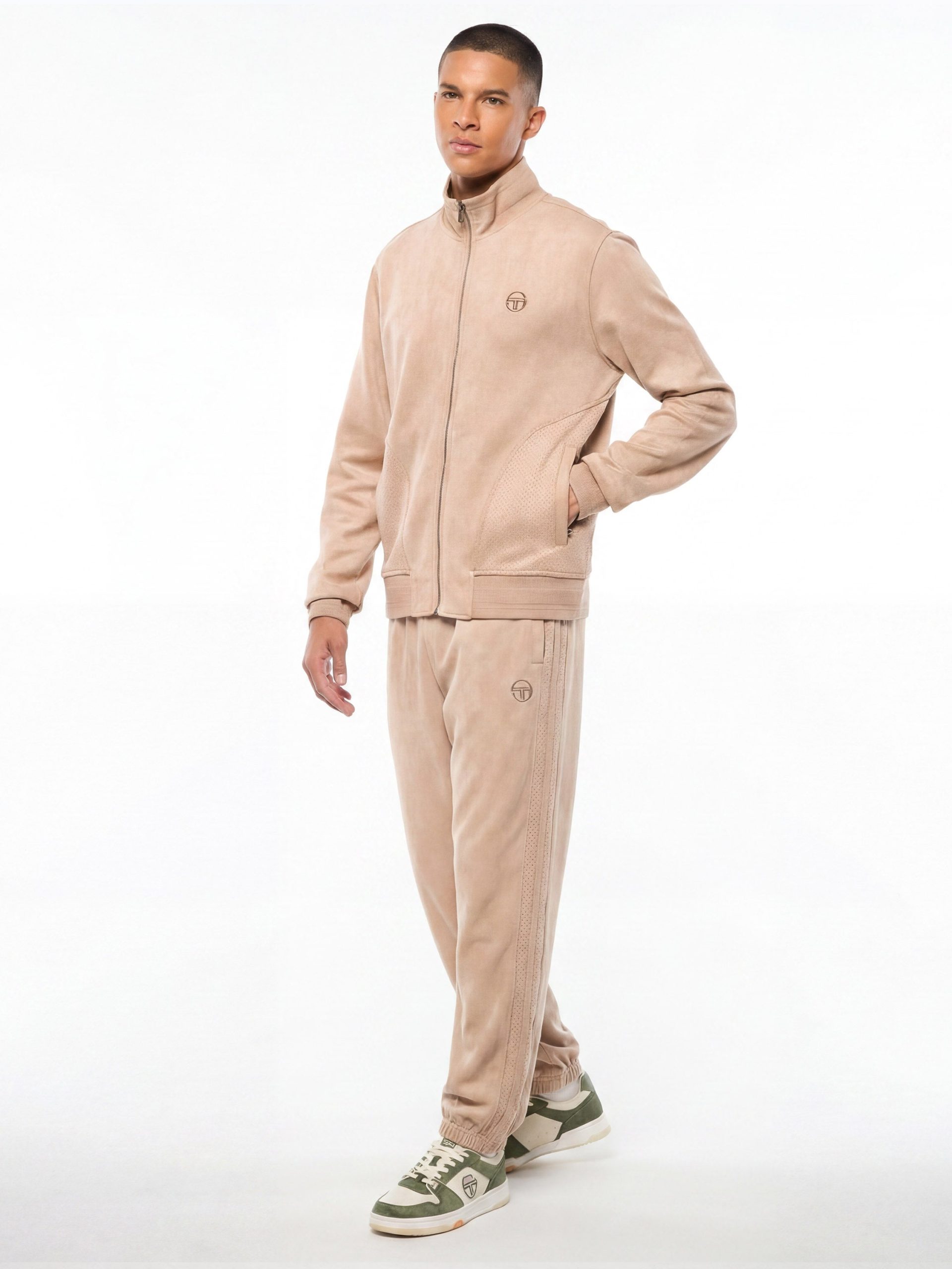 Camoscio Track Jacket- Humus - Image 7