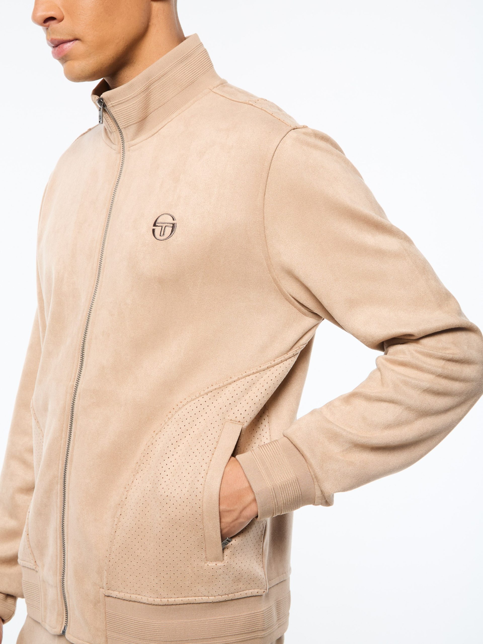 Camoscio Track Jacket- Humus - Image 4