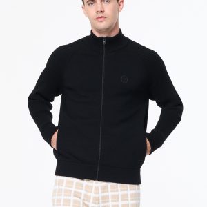 Saggio Track Jacket- Black Beauty