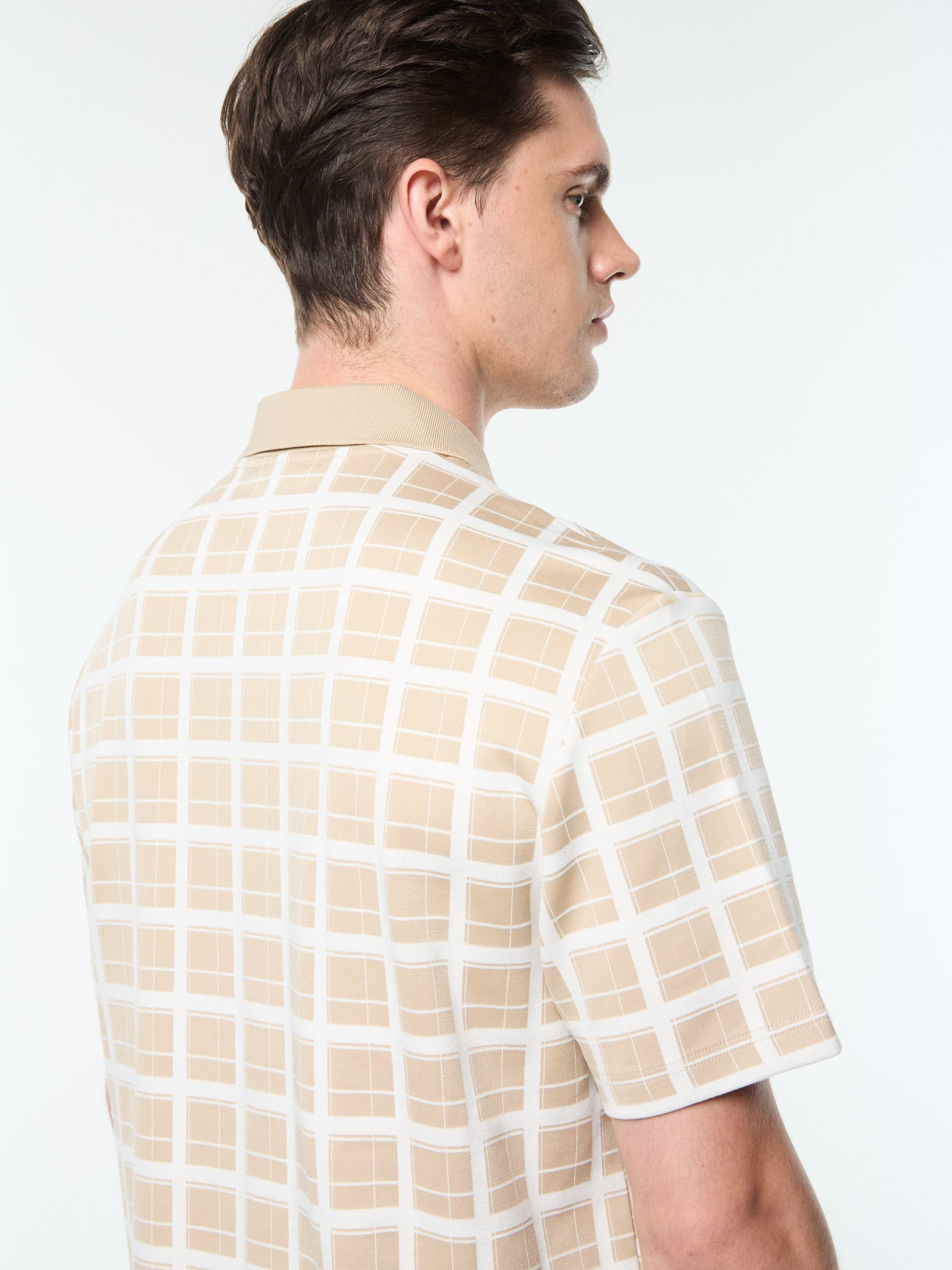 Damarindo Check Polo- Humus - Image 7