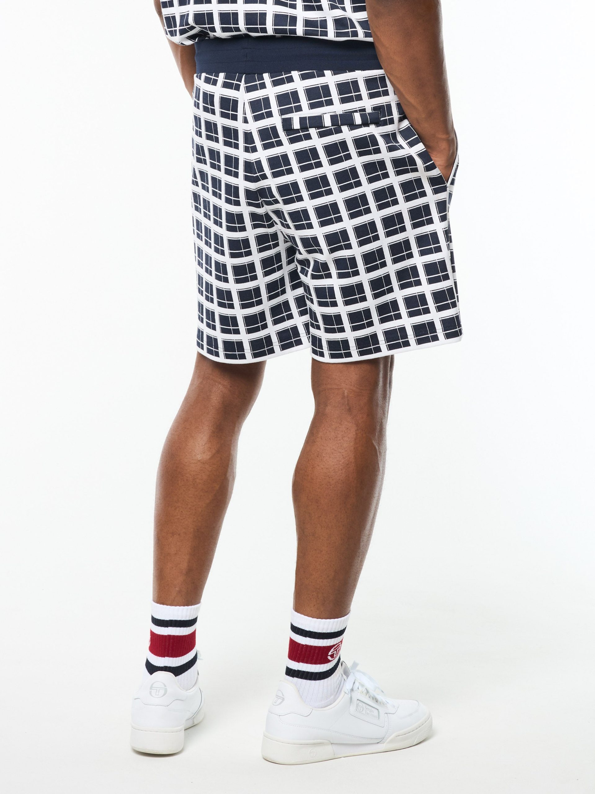 Damarindo Check Short- Maritime Blue - Image 4