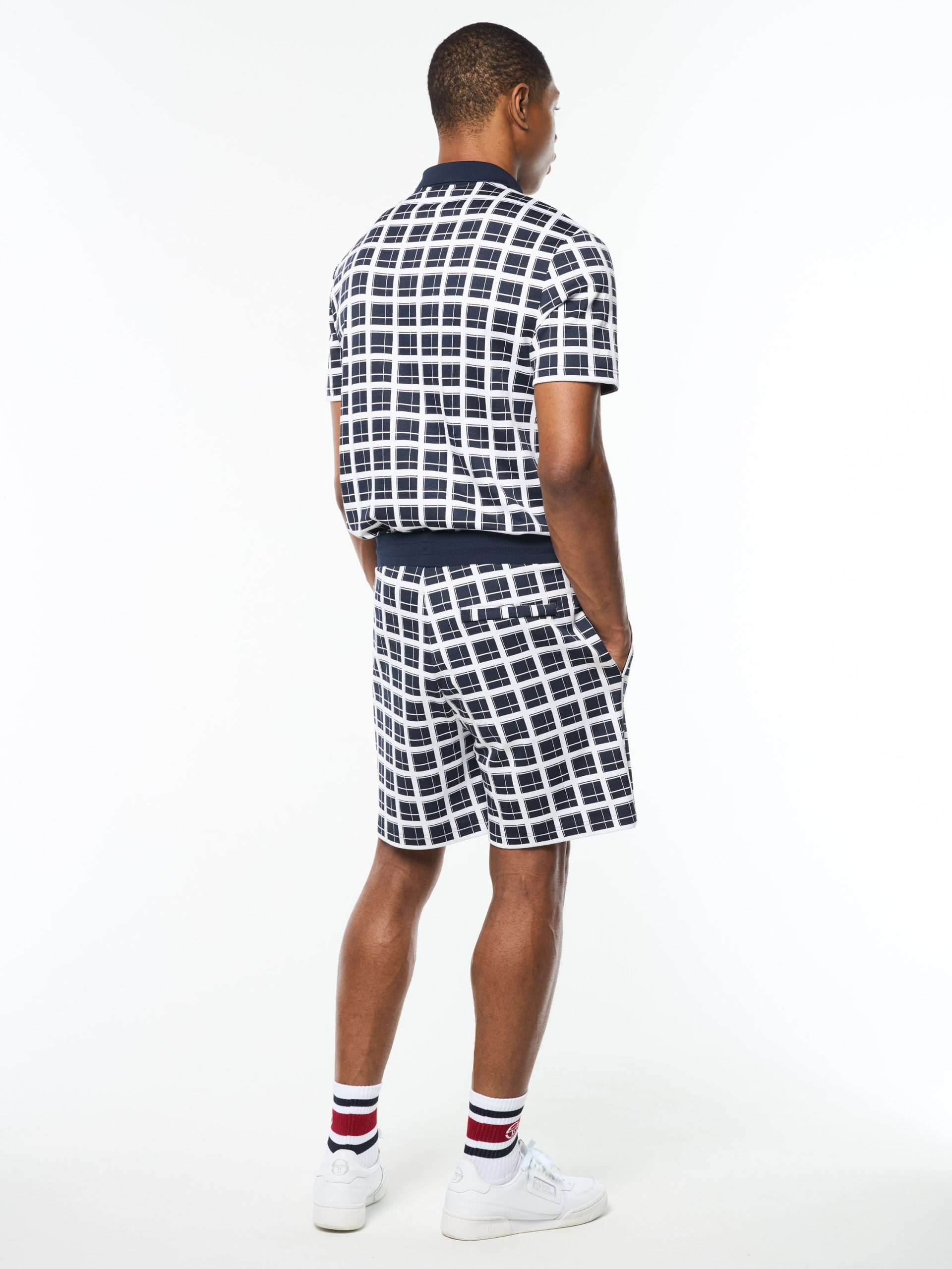 Damarindo Check Short- Maritime Blue - Image 5