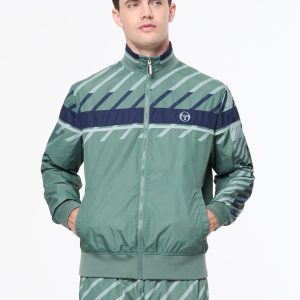Quadretto Track Jacket- Duck Green