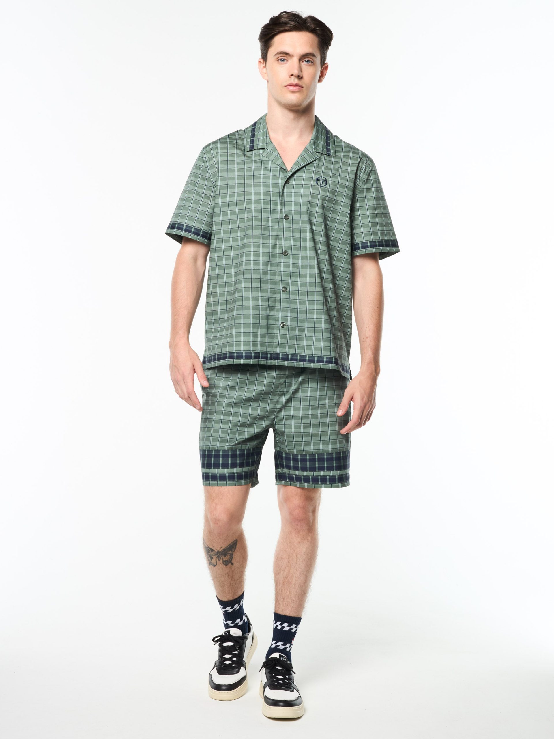 Quadretto Cabana Shirt- Duck Green - Image 3