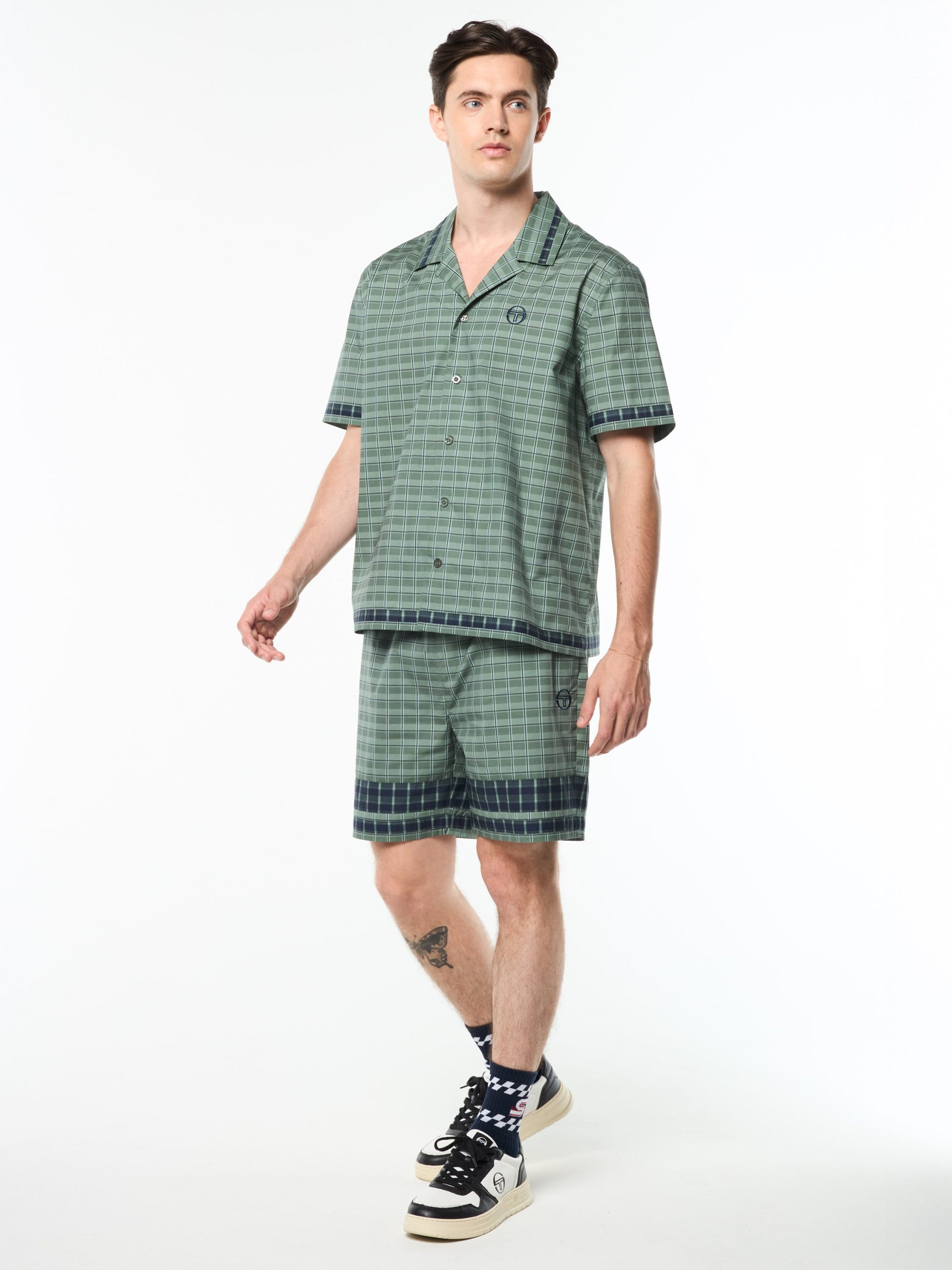 Quadretto Cabana Shirt- Duck Green - Image 4