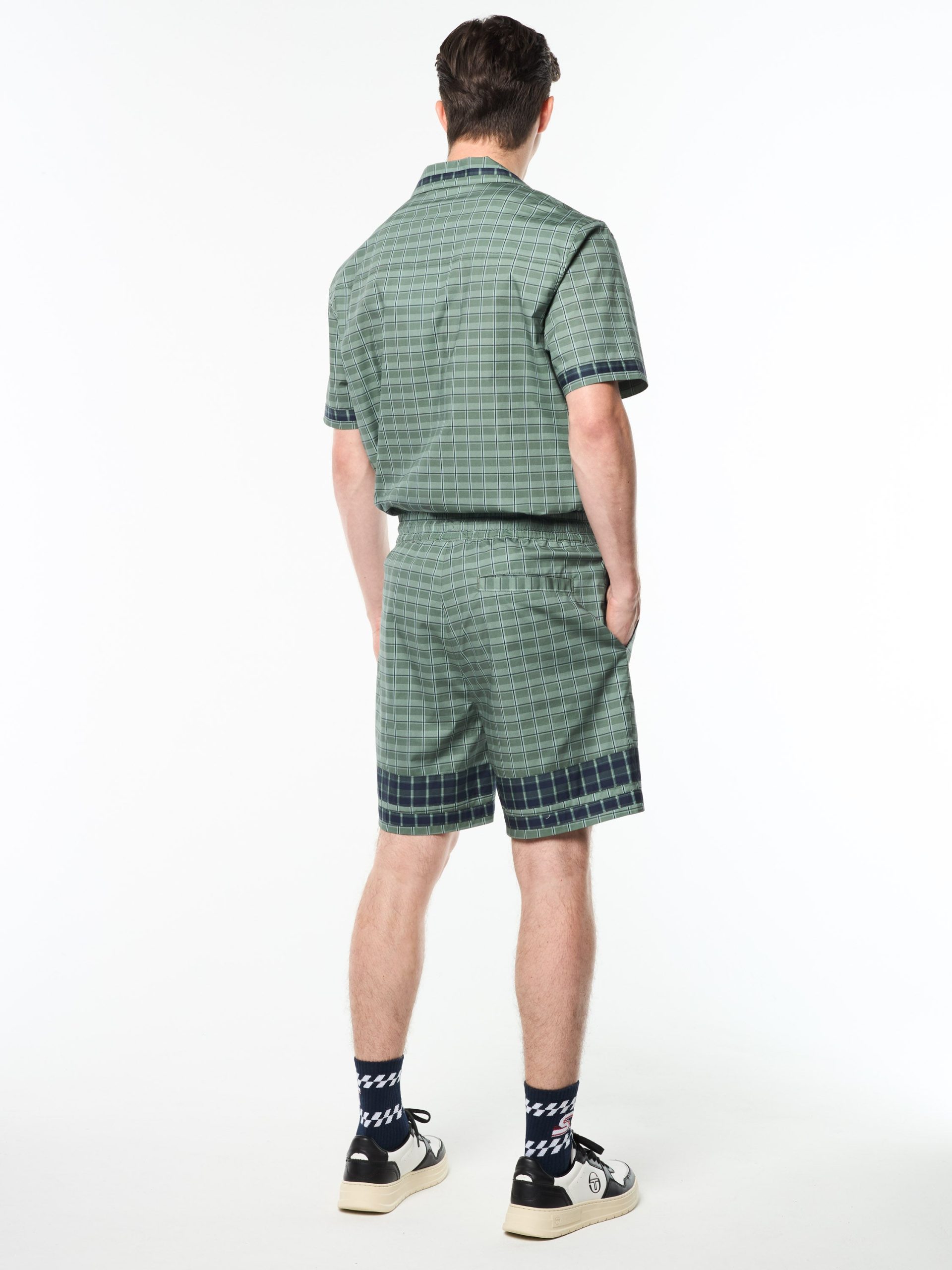 Quadretto Cabana Short- Duck Green - Image 5