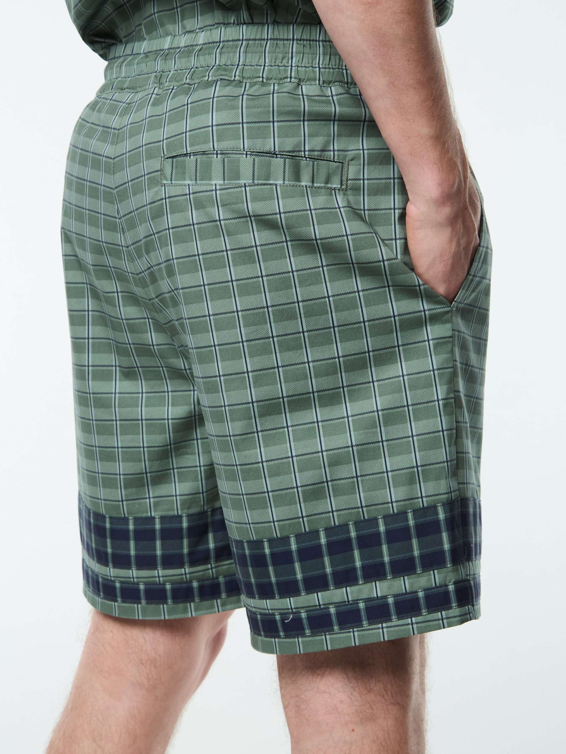Quadretto Cabana Short- Duck Green - Image 6