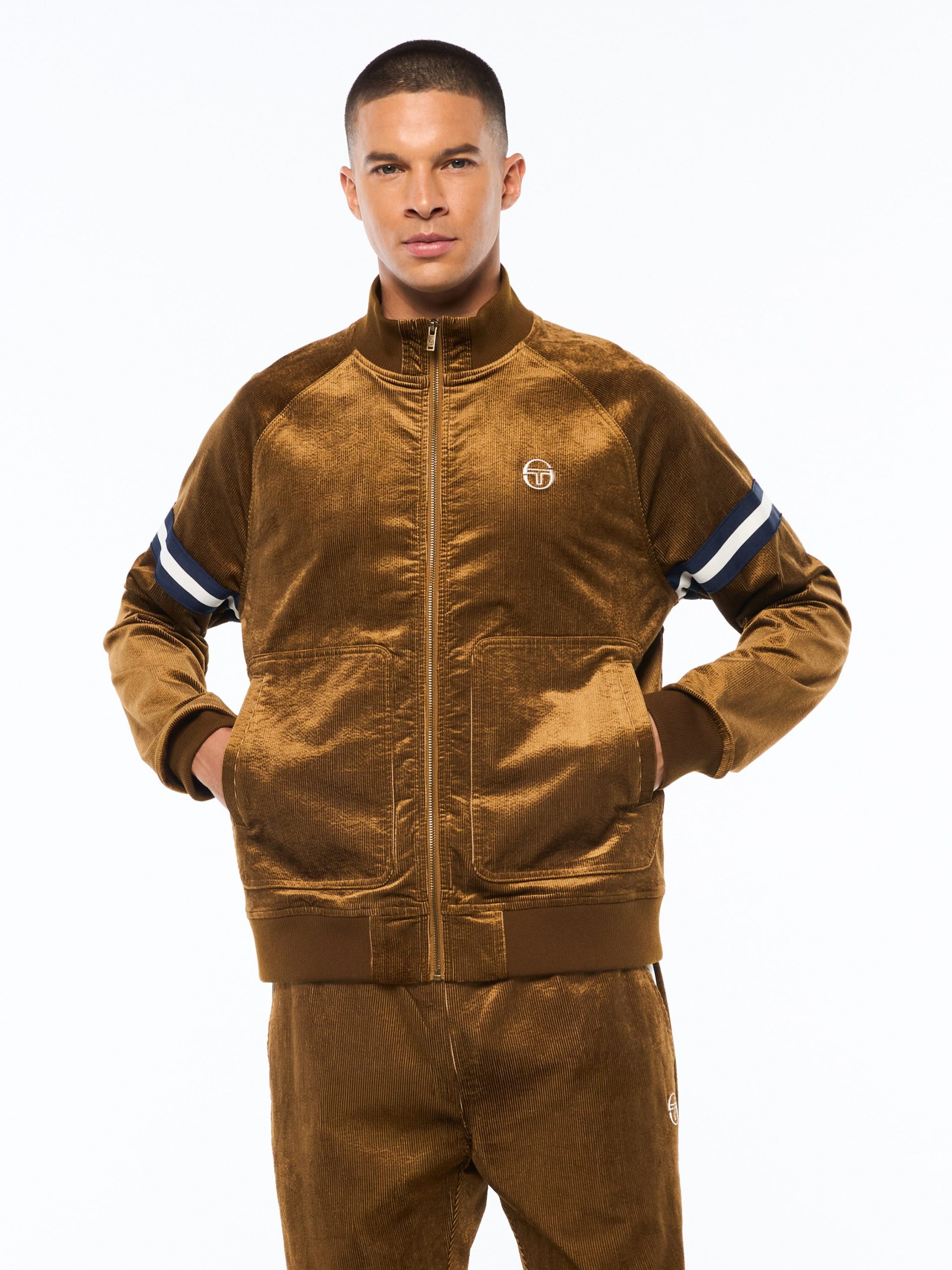 Cordurato Track Jacket- Bronze Brown