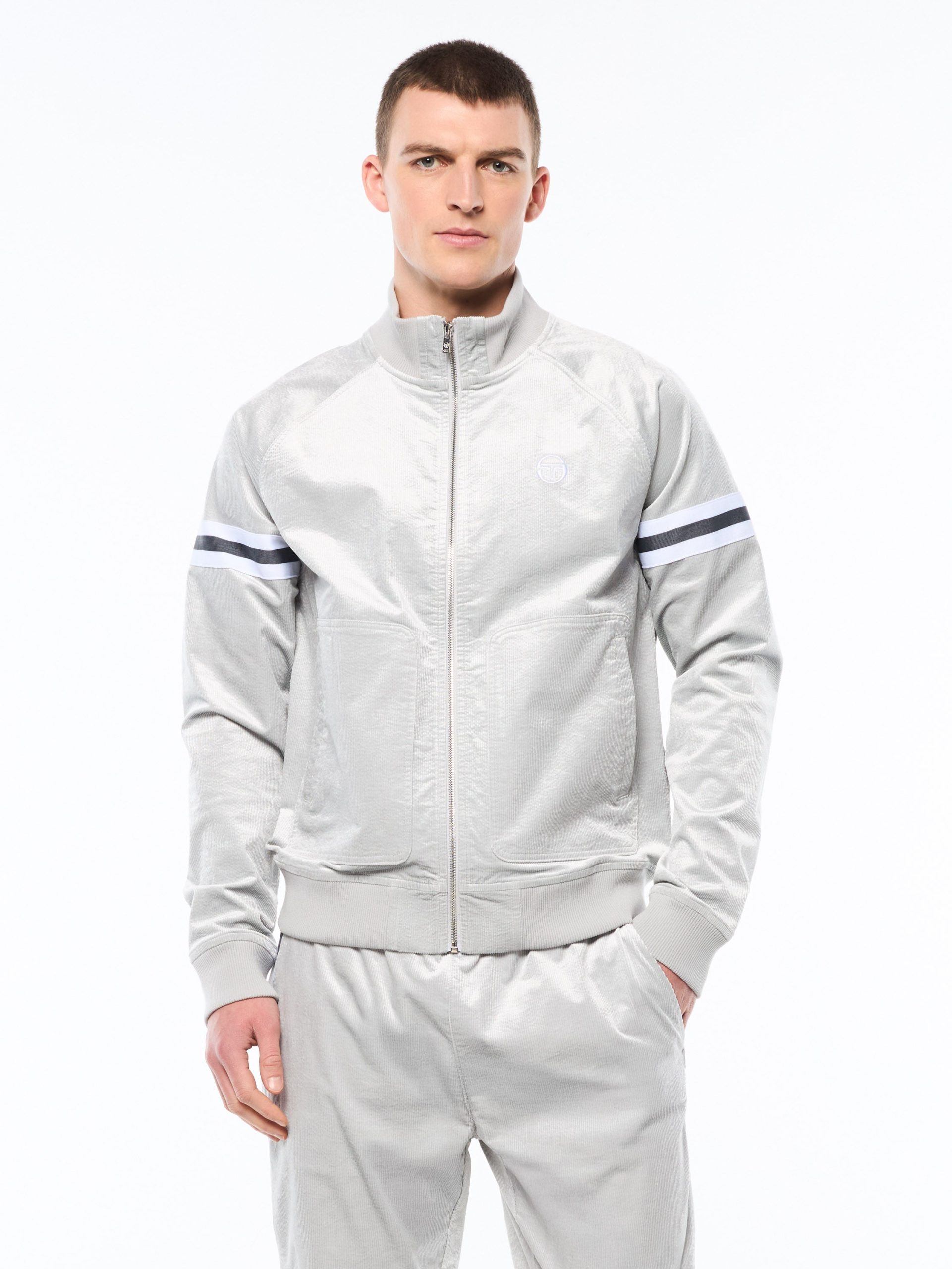 Cordurato Track Jacket- Quiet Grey
