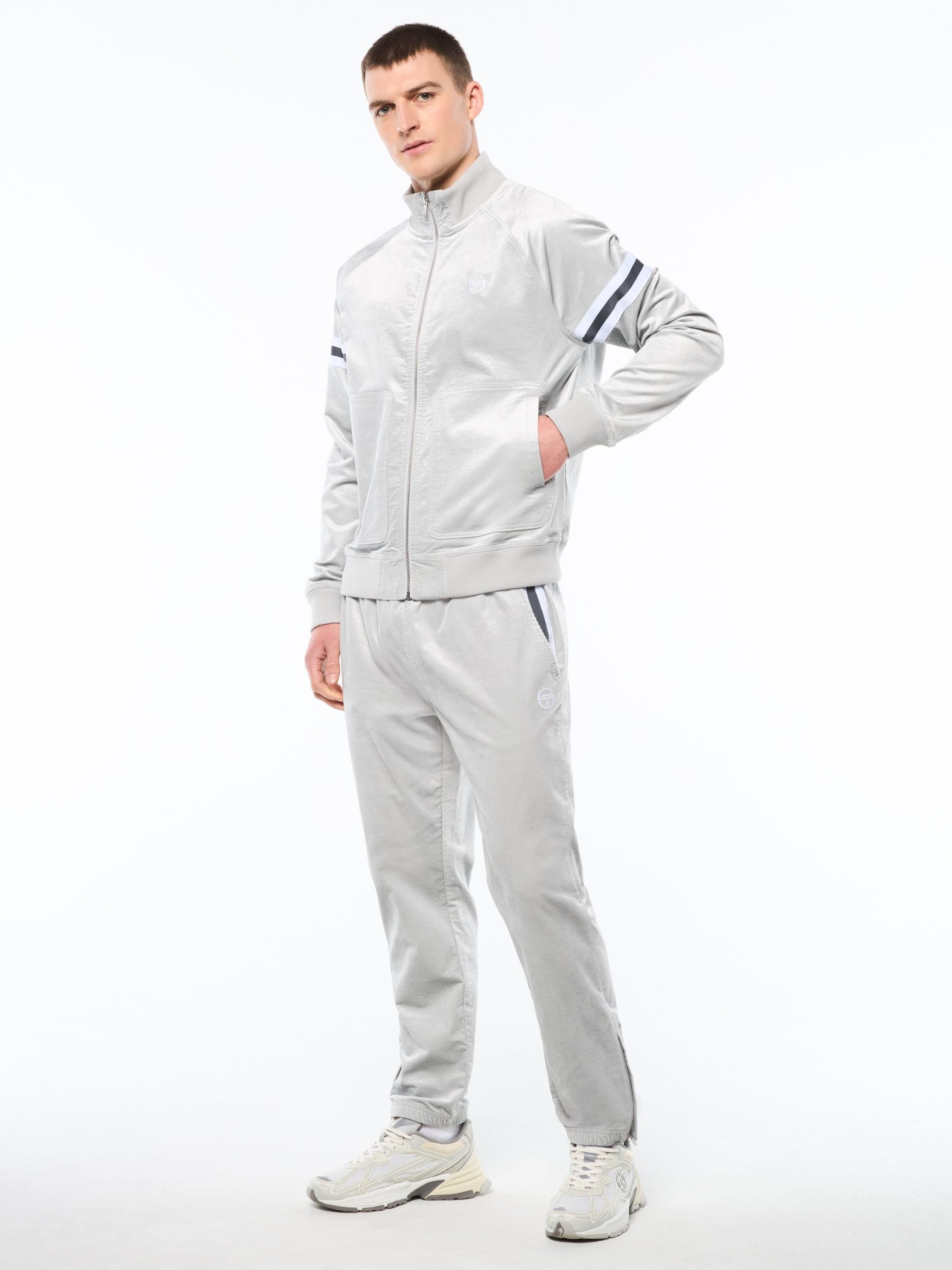 Cordurato Track Jacket- Quiet Grey - Image 4