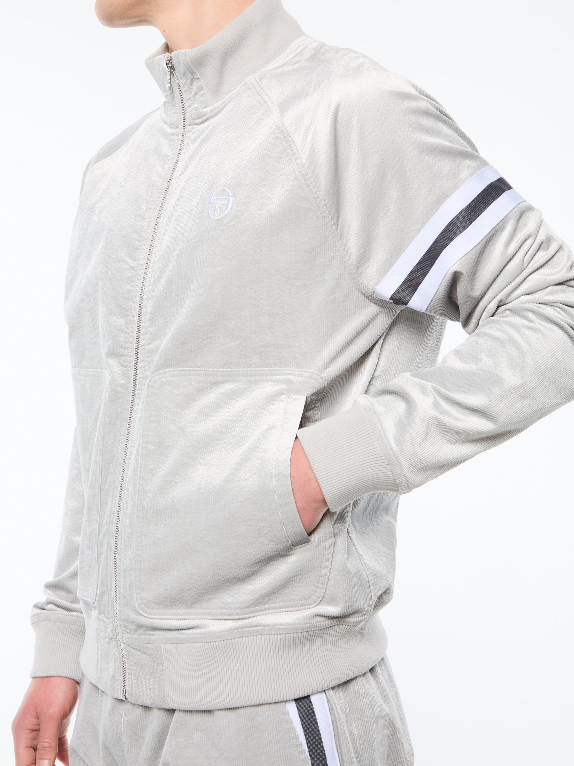 Cordurato Track Jacket- Quiet Grey - Image 8