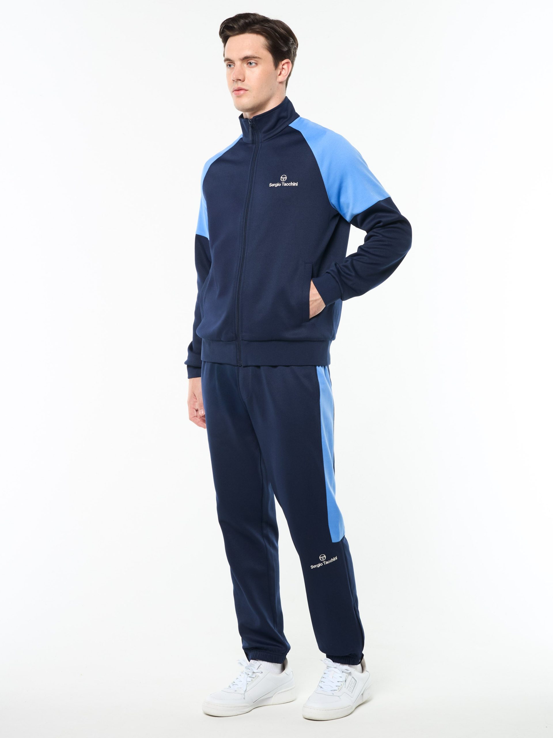 Spacco Track Jacket- Maritime Blue - Image 4