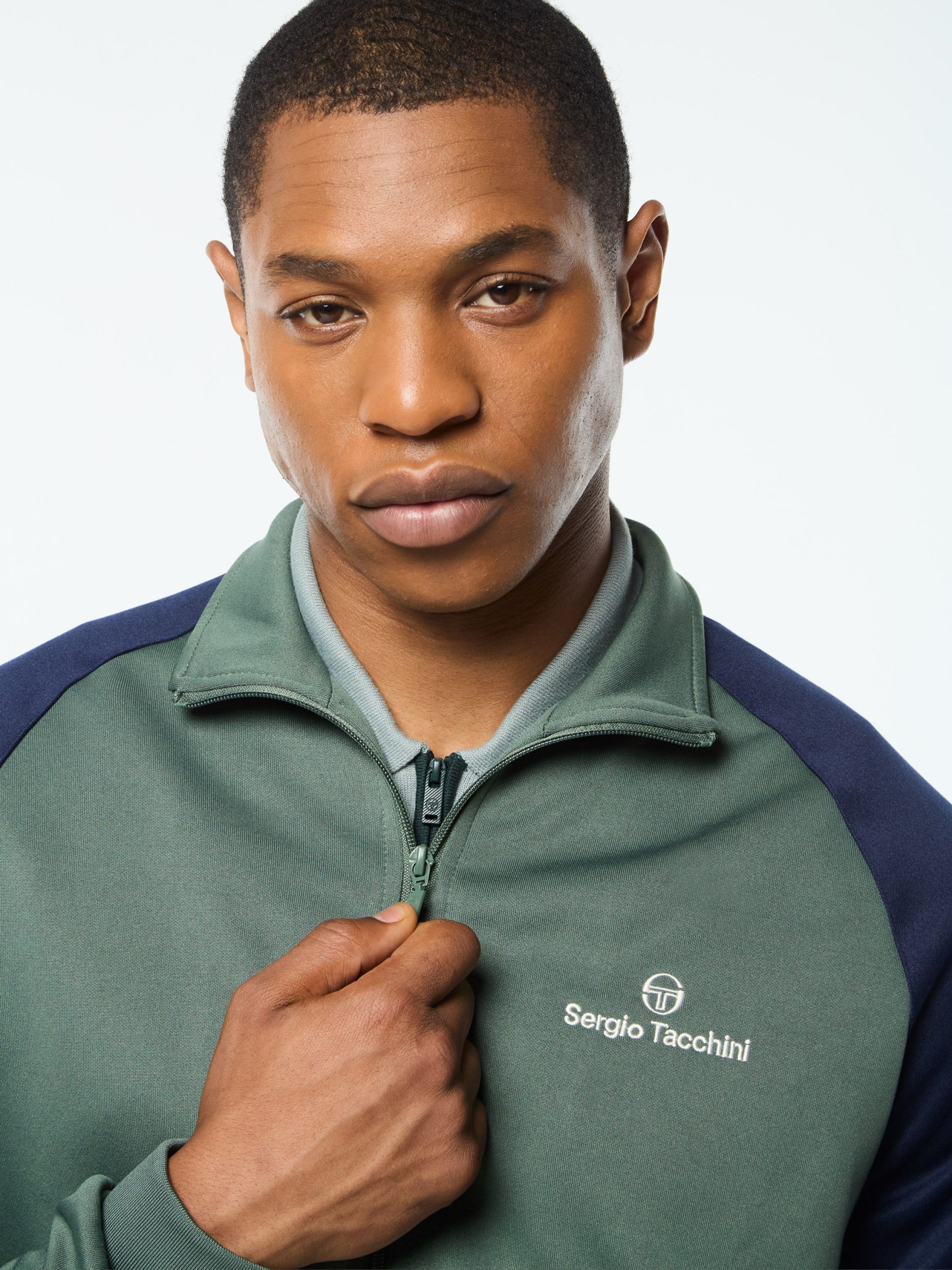Spacco Track Jacket- Duck Green - Image 8