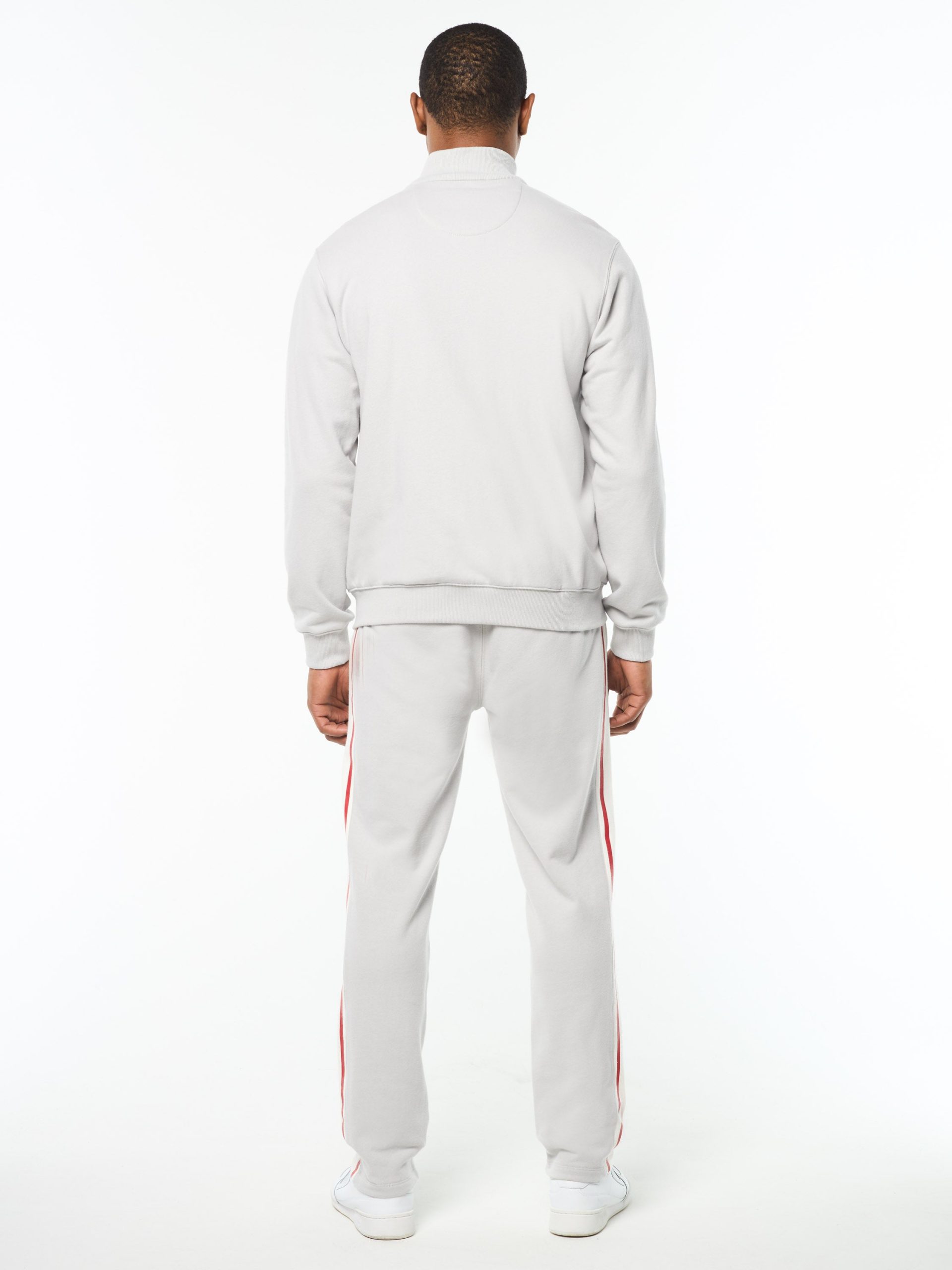 Cursivo Track Jacket- Quiet Grey - Image 5