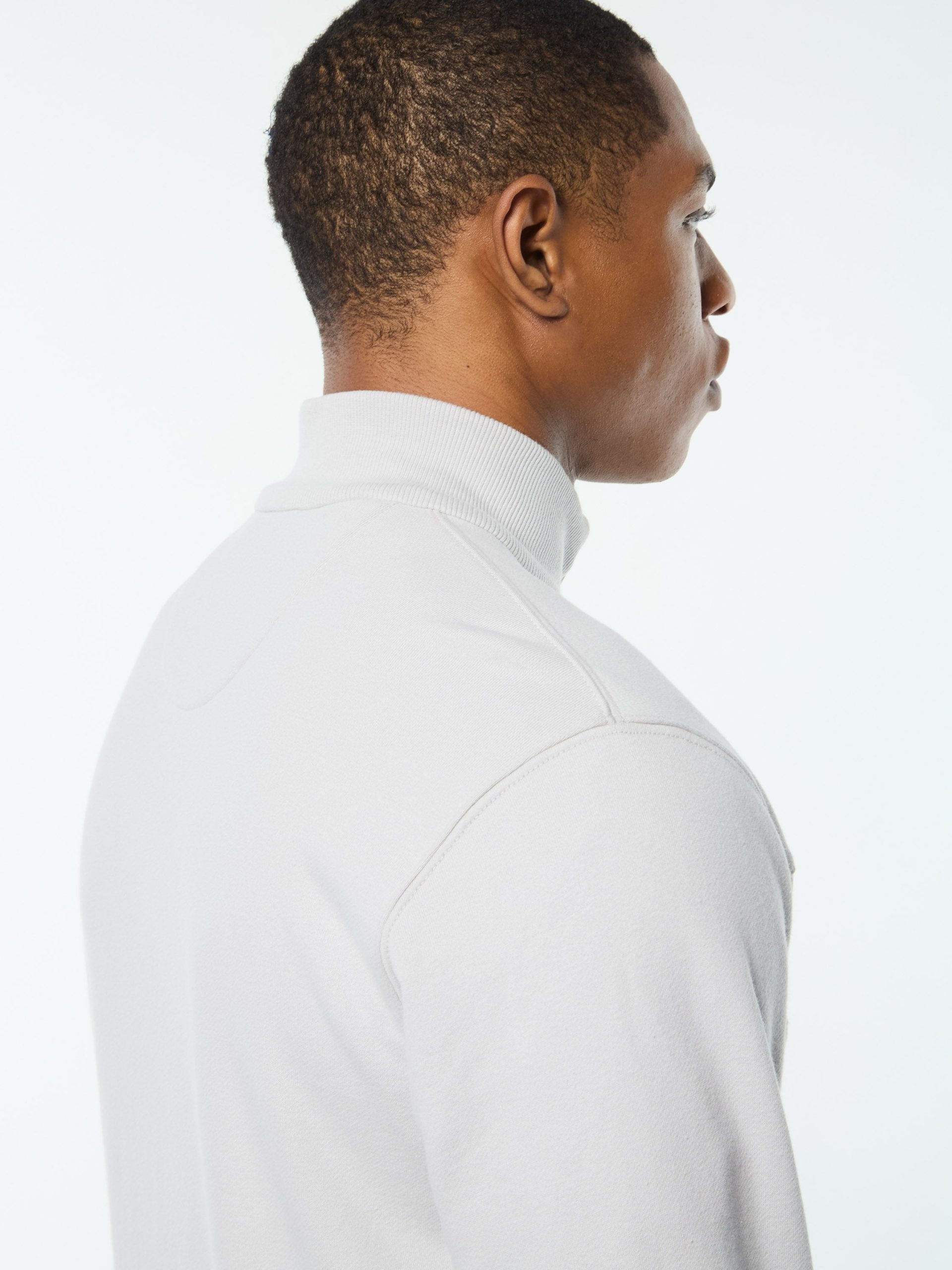 Cursivo Track Jacket- Quiet Grey - Image 6