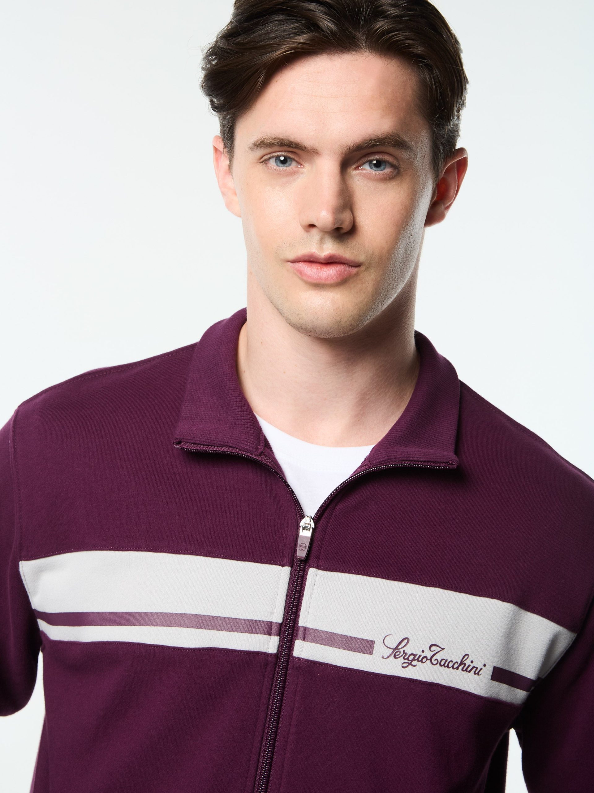 Cursivo Track Jacket- Potent Purple - Image 8
