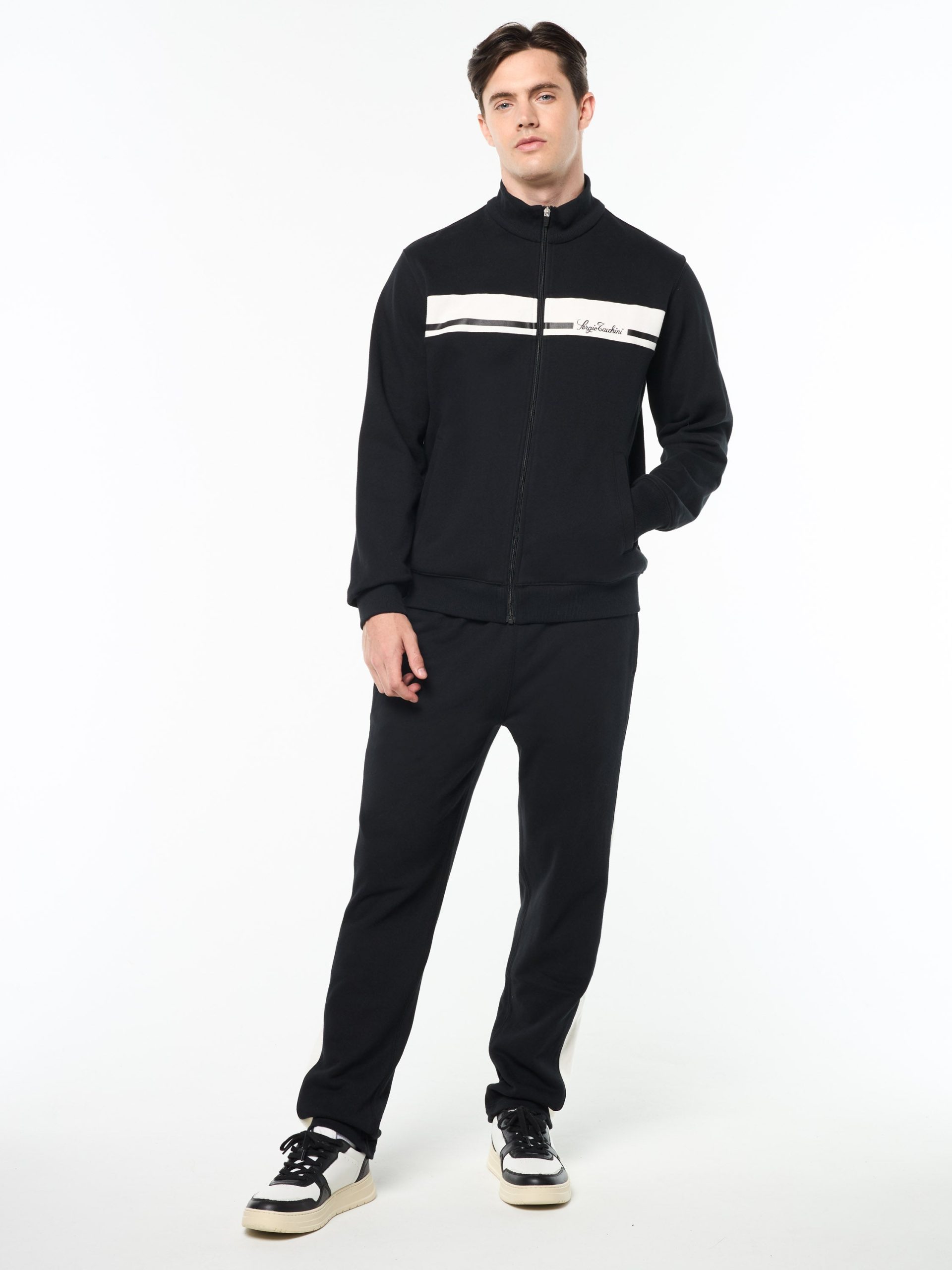Cursivo Track Jacket- Black Beauty - Image 3