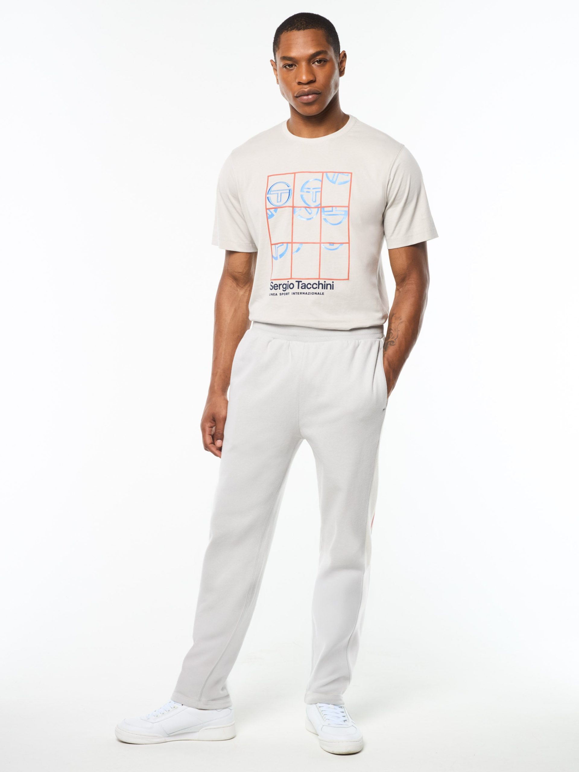 Cursivo Track Pant- Quiet Grey - Image 3
