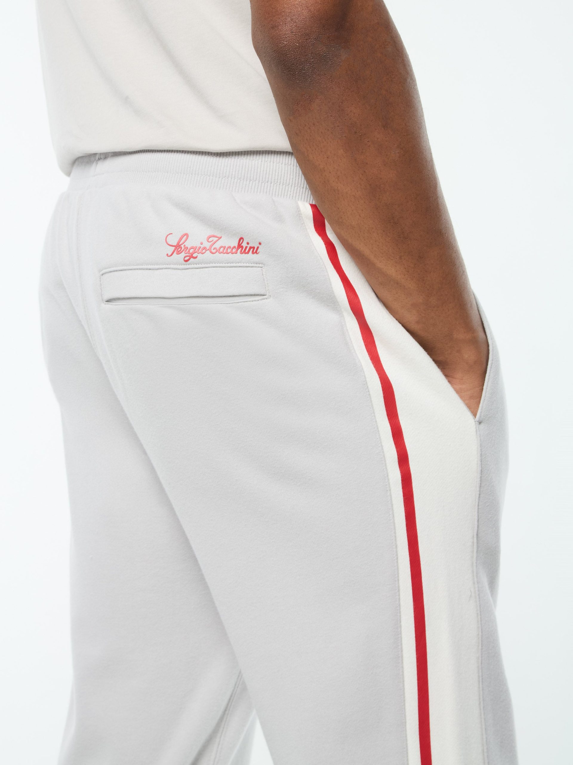 Cursivo Track Pant- Quiet Grey - Image 6