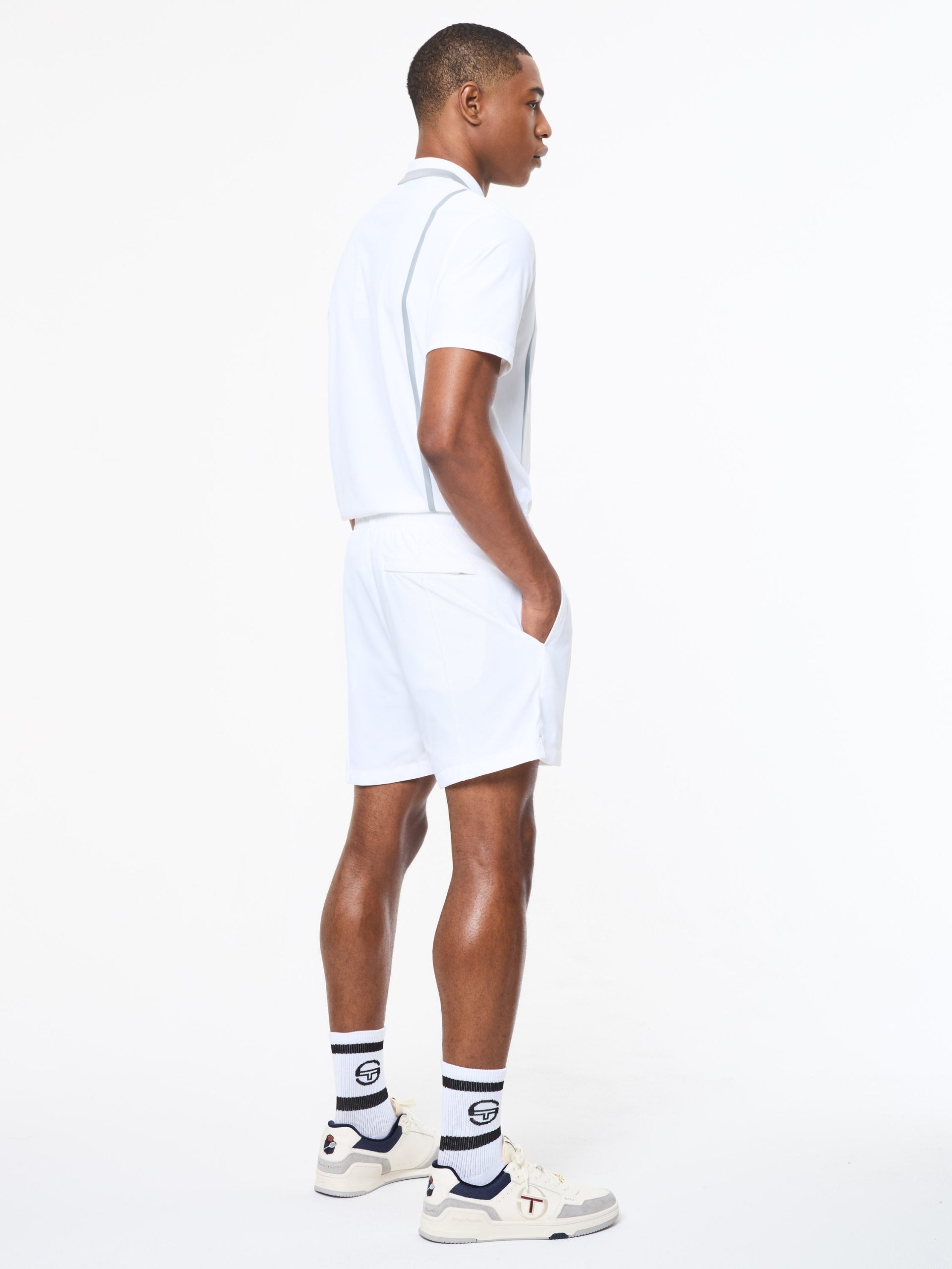 Campo Court Short- Brilliant White - Image 5