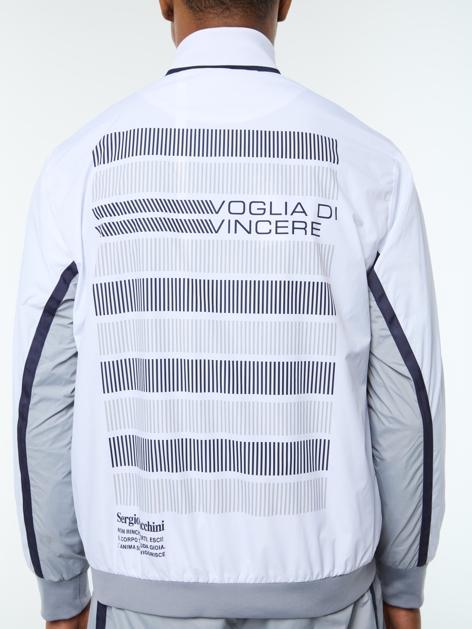 Campo Court Track Jacket- Quiet Grey - Image 2