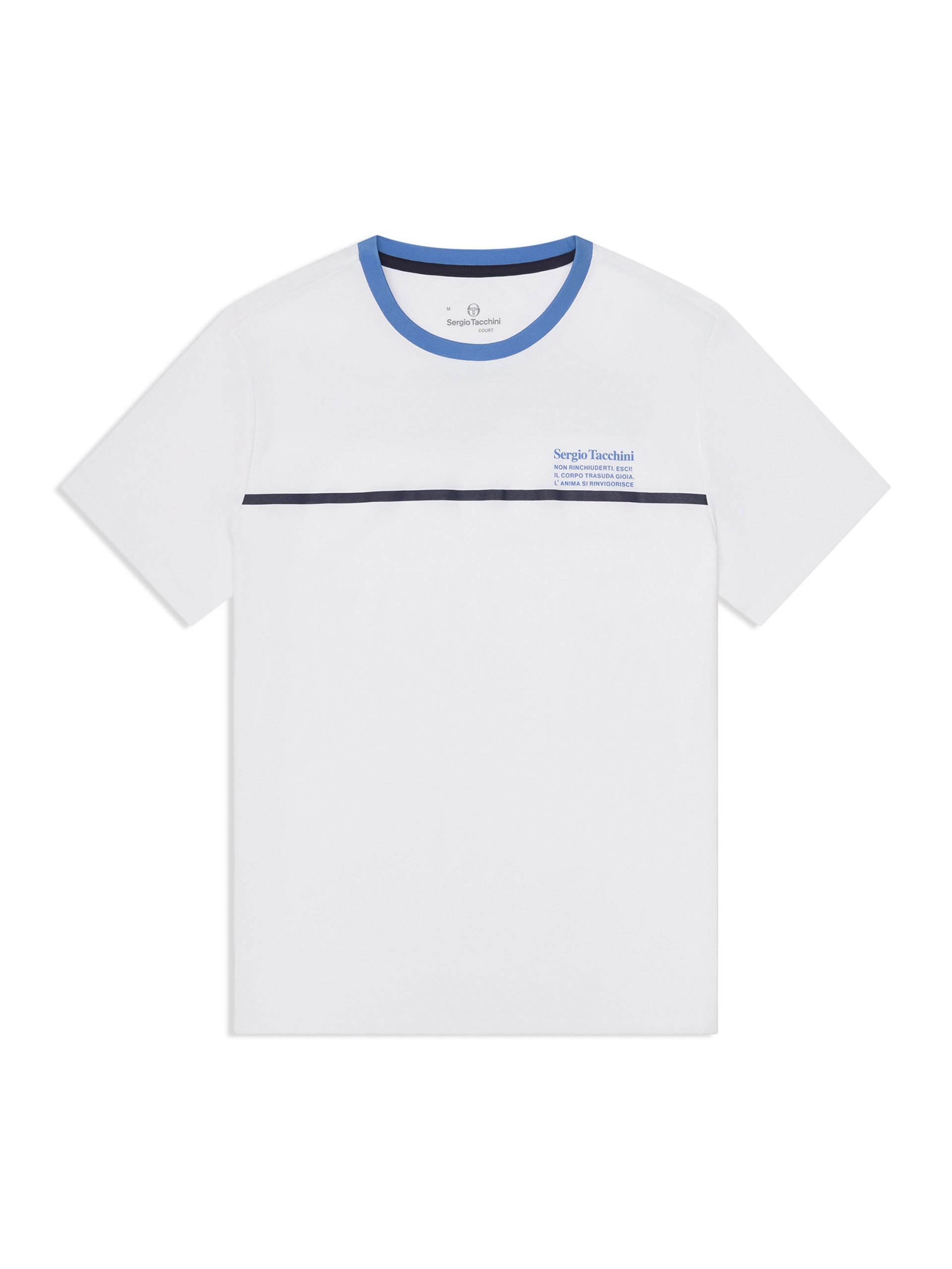 Campo Court T-Shirt- Brilliant White - Image 2