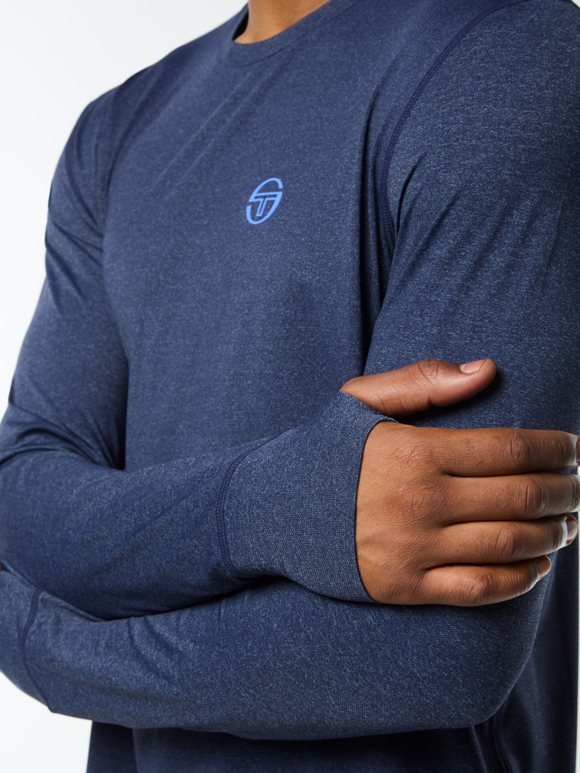 Attivo Damarindo Long Sleeve Tee- Maritime Blue - Image 7
