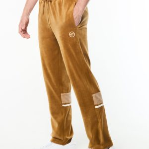 Damarindo Velour Track Pant- Bronze Brown