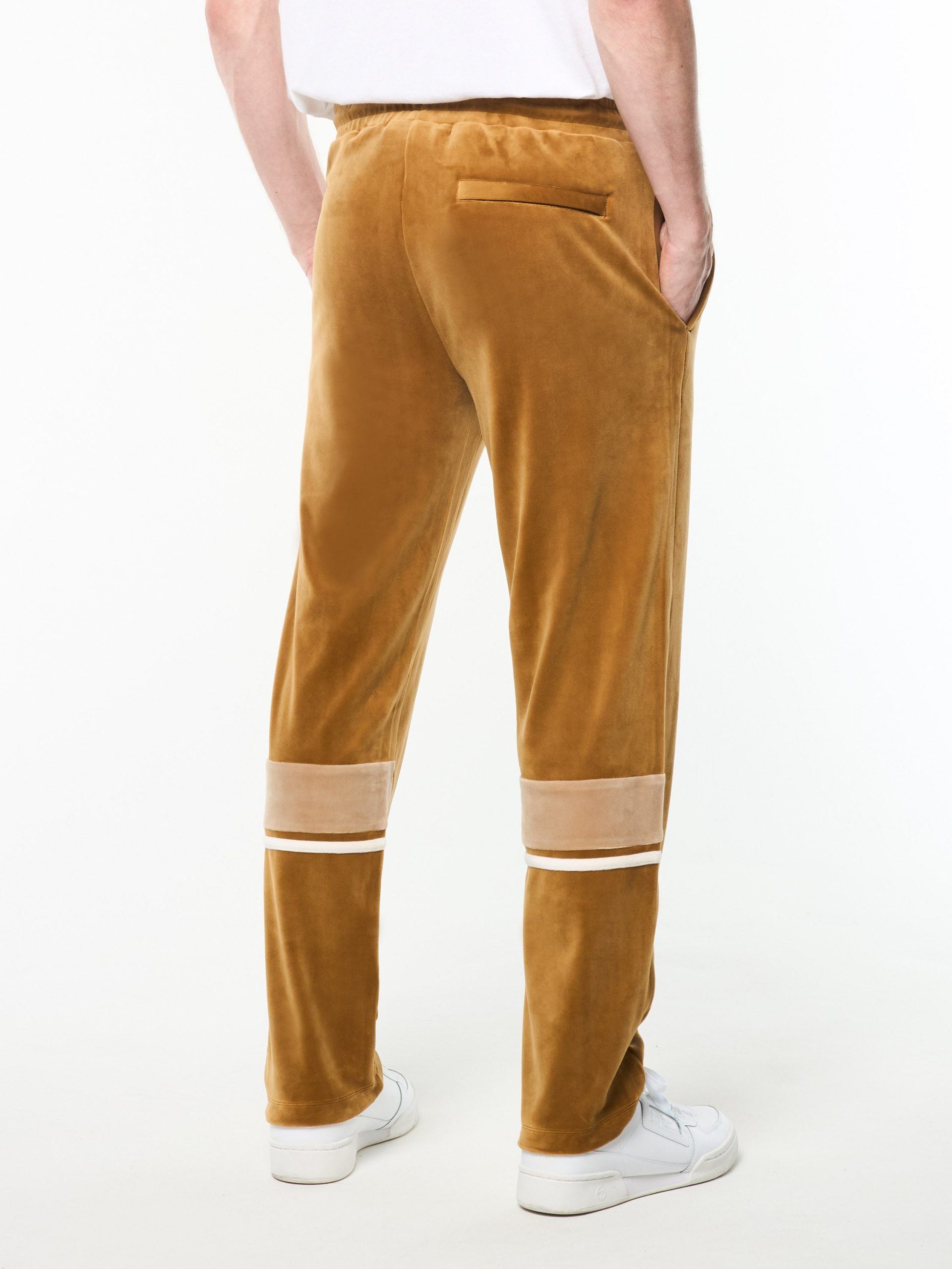 Damarindo Velour Track Pant- Bronze Brown - Image 4