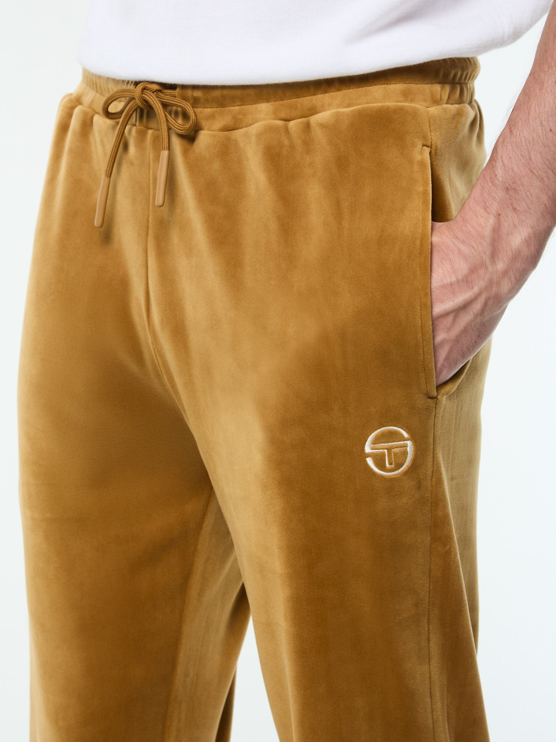 Damarindo Velour Track Pant- Bronze Brown - Image 7