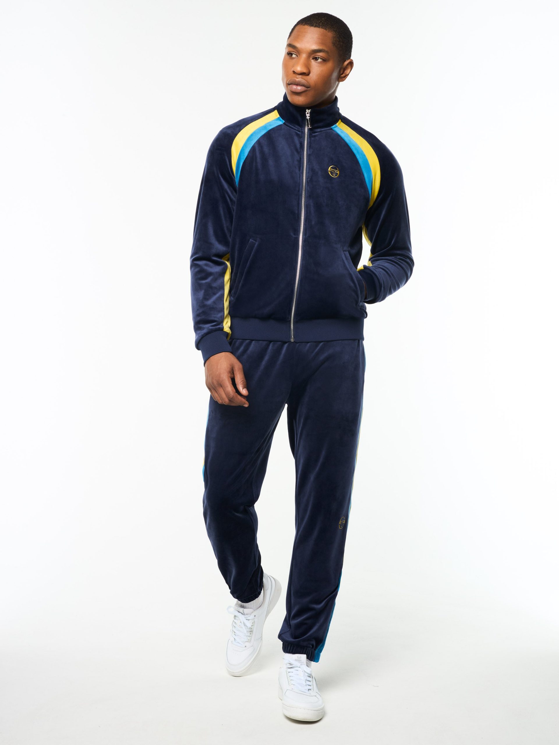 Banda Velour Track Jacket- Maritime Blue - Image 3