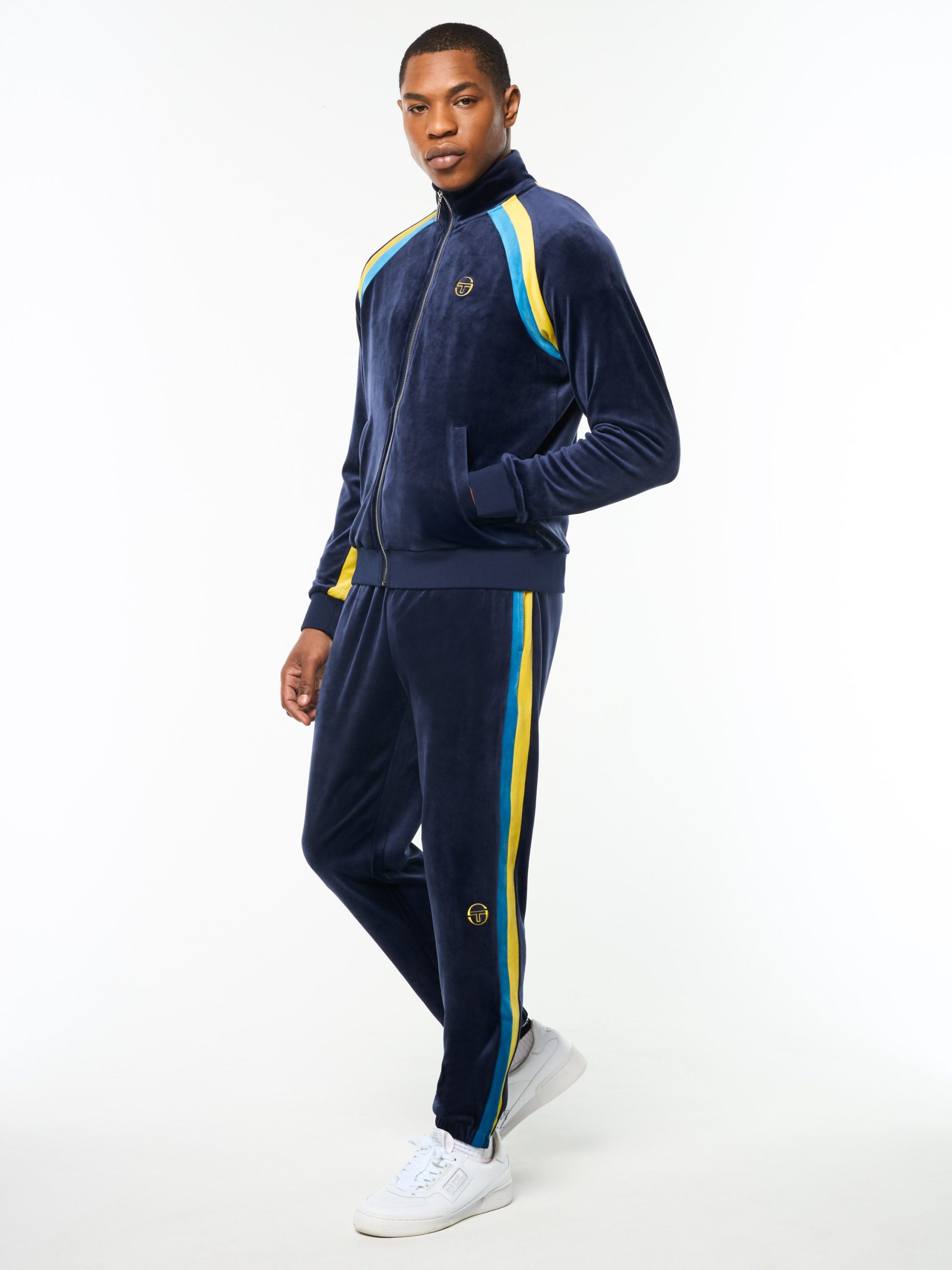 Banda Velour Track Jacket- Maritime Blue - Image 4