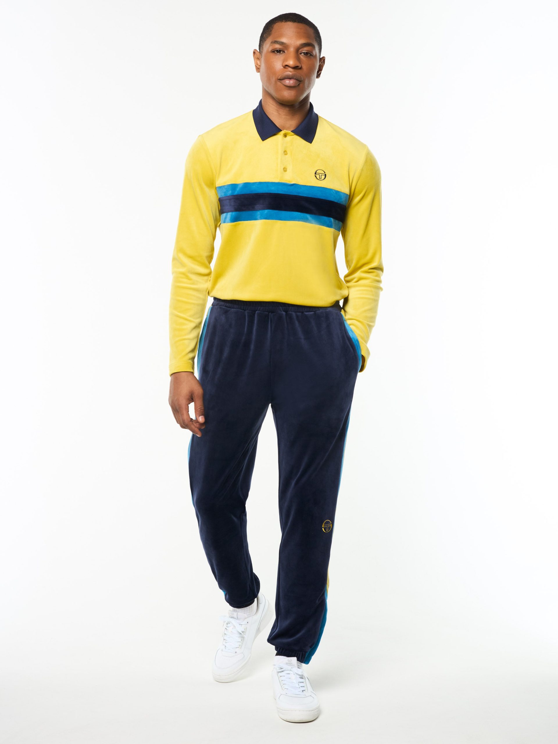 Banda Velour Track Pant- Maritime Blue - Image 3
