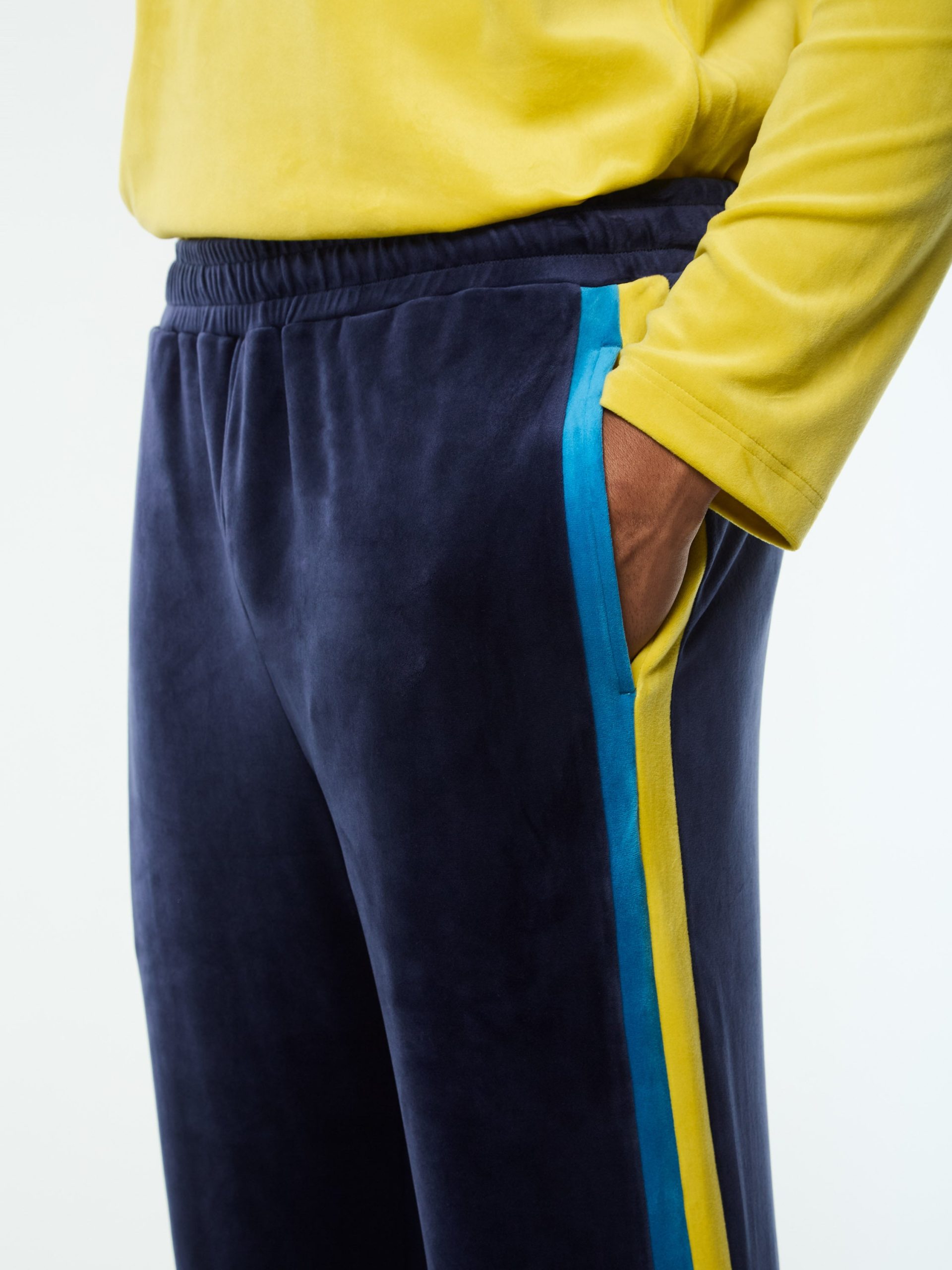 Banda Velour Track Pant- Maritime Blue - Image 7