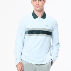 Banda Velour Polo- Baby Blue