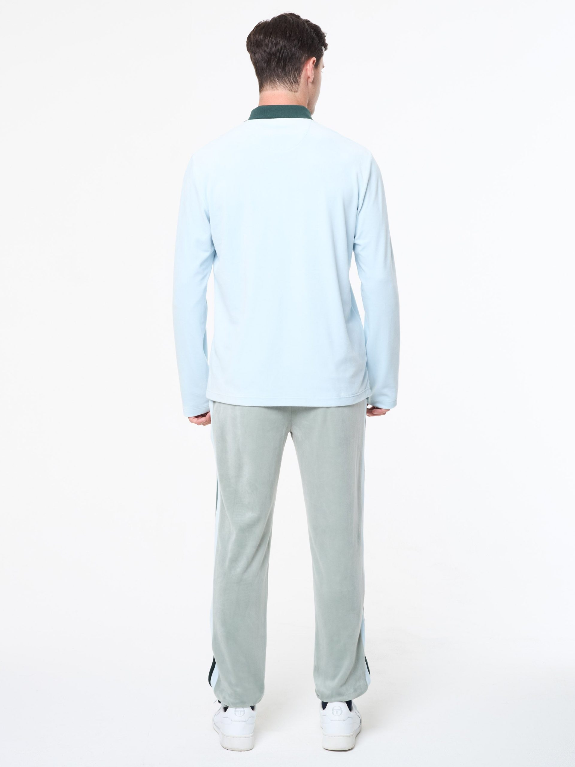 Banda Velour Polo- Baby Blue - Image 5