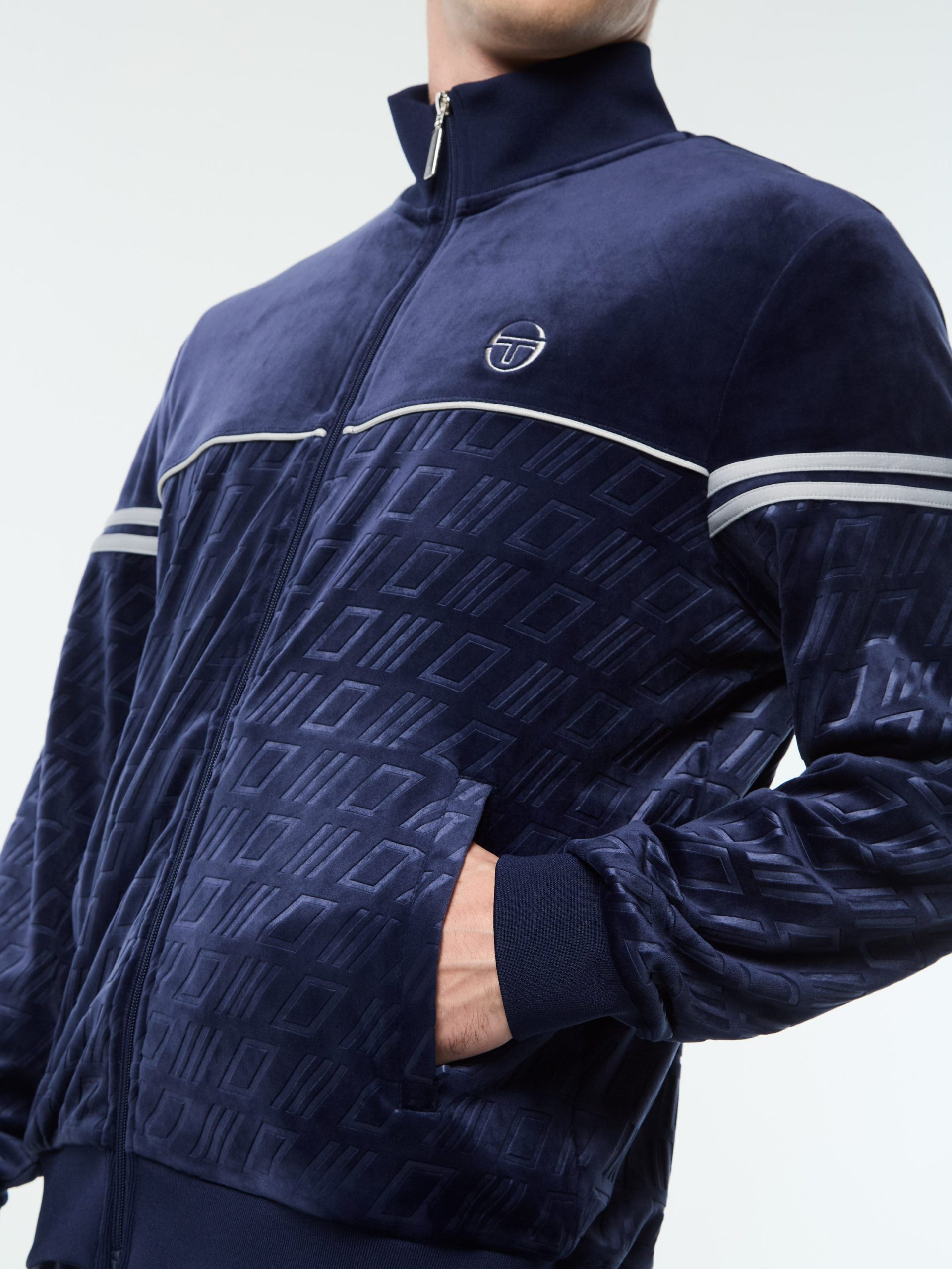 Bandiera Track Jacket- Maritime Blue - Image 8