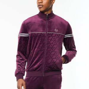 Bandiera Track Jacket- Potent Purple