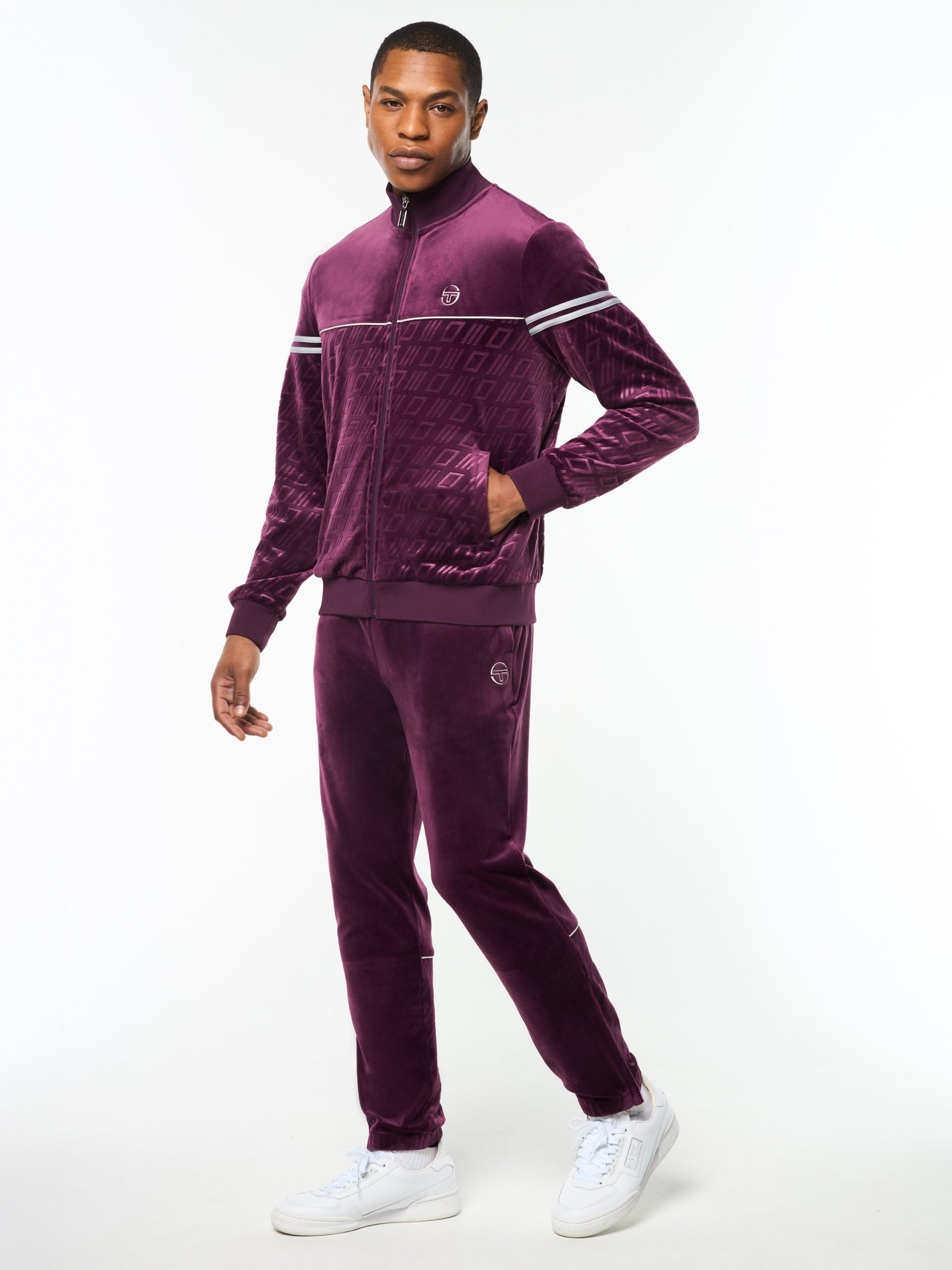 Bandiera Track Jacket- Potent Purple - Image 4