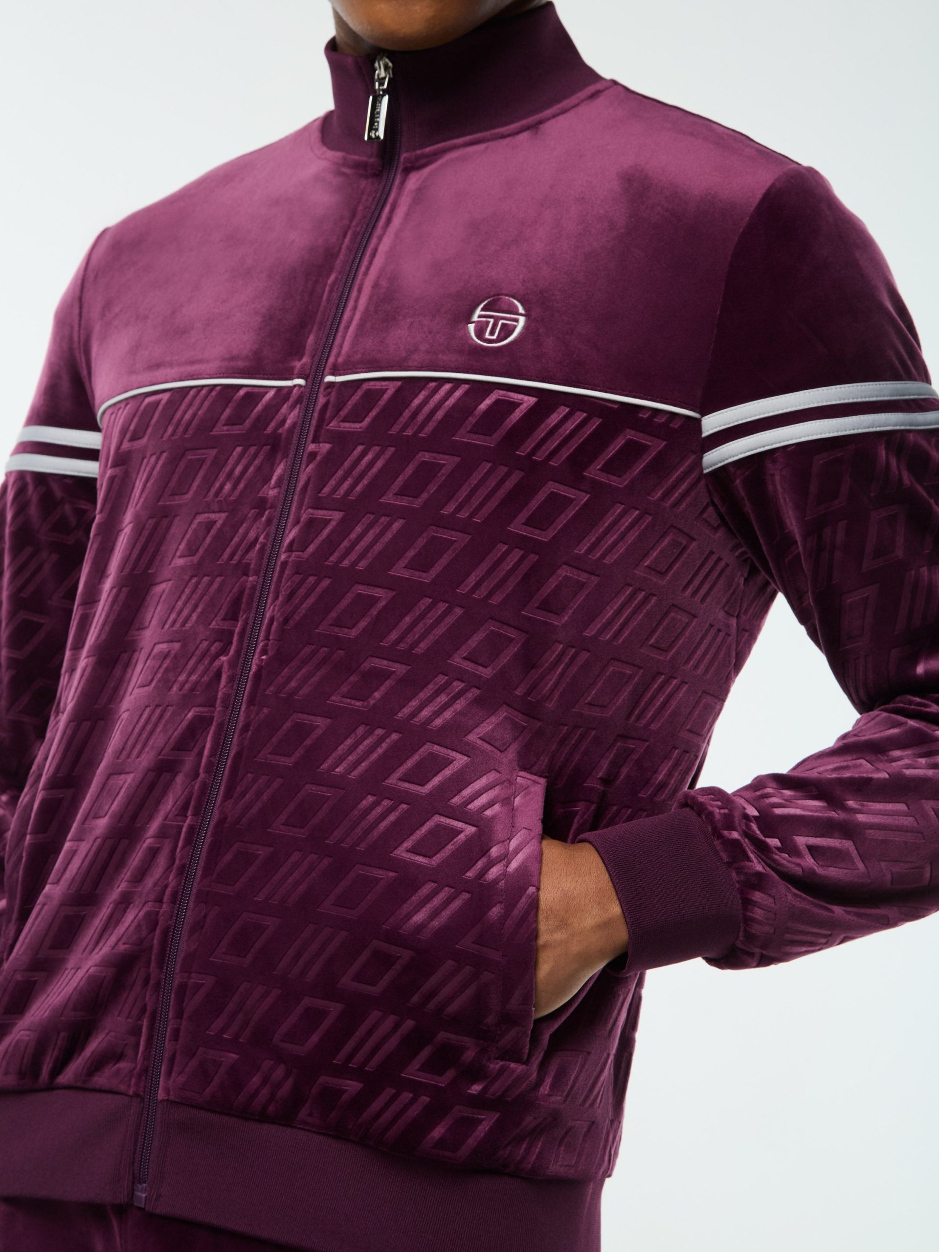 Bandiera Track Jacket- Potent Purple - Image 8