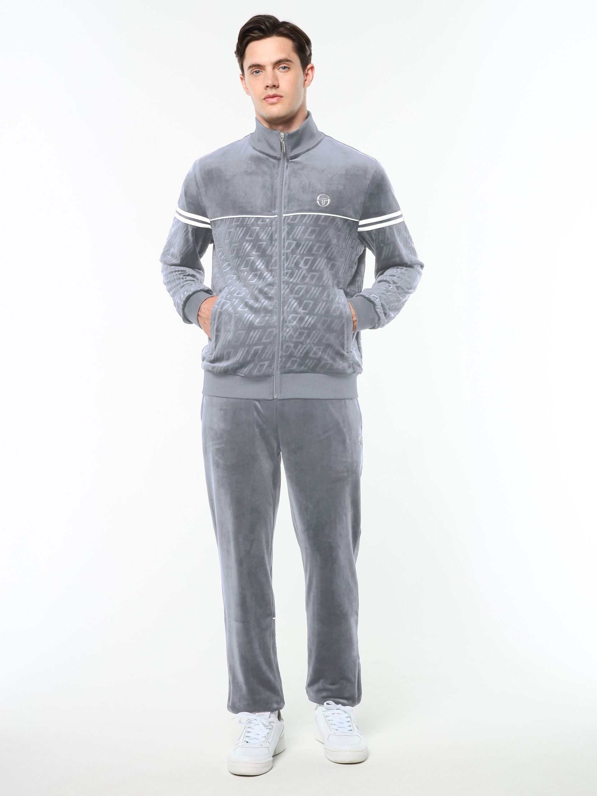 Bandiera Track Jacket- Sleet - Image 3